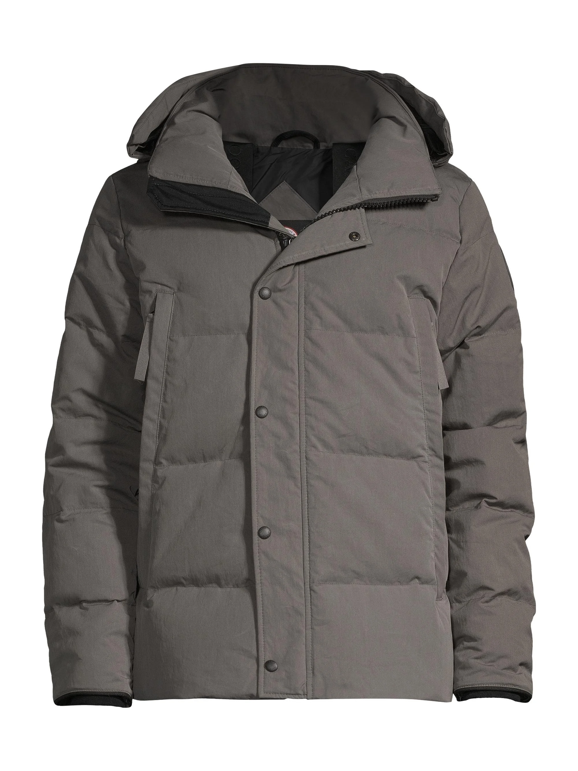 Men's Wyndham Hooded Slim-Fit Down Parka - Coastal Grey - 1