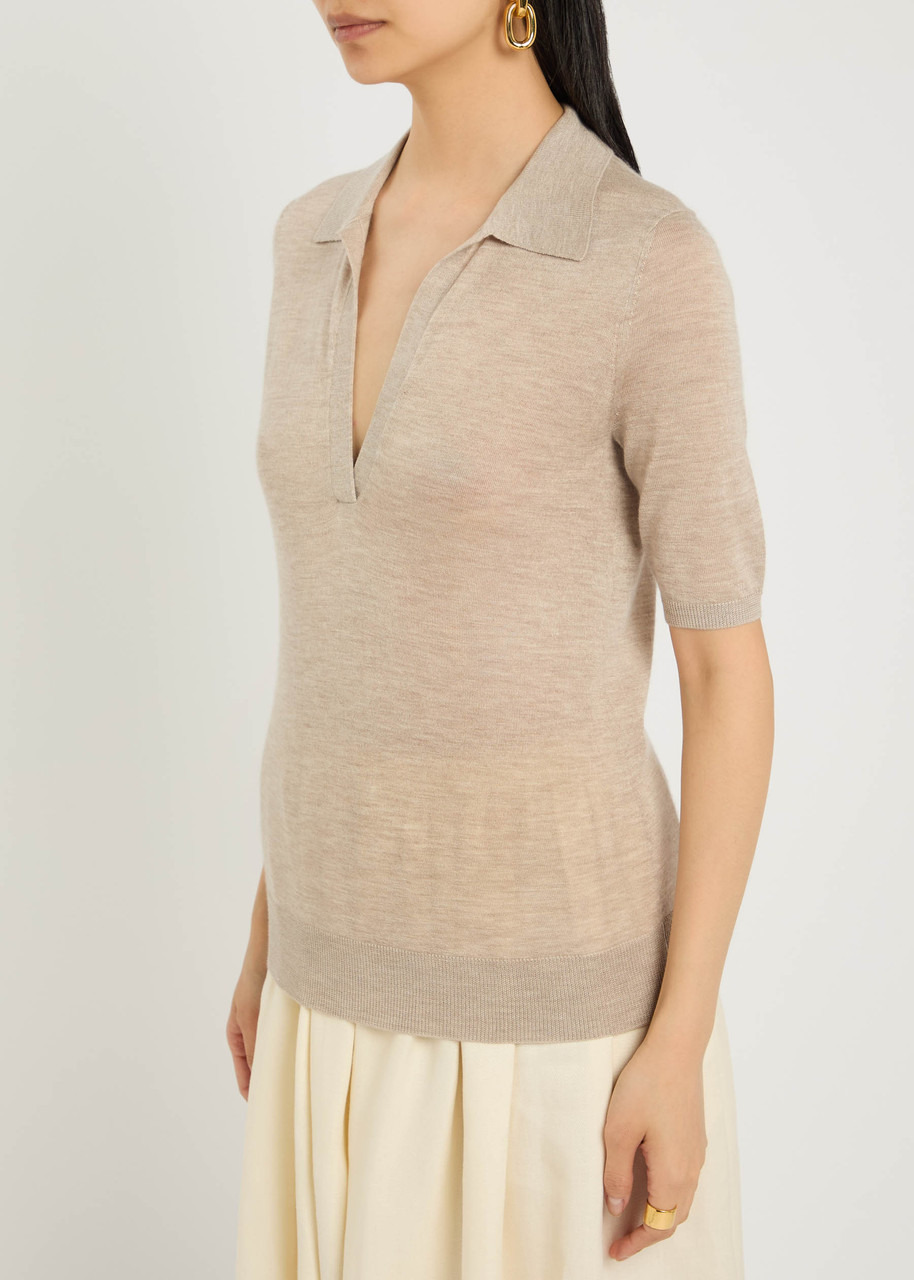 Gabriela Hearst Frank Cashmere and Silk-blend Polo - 2