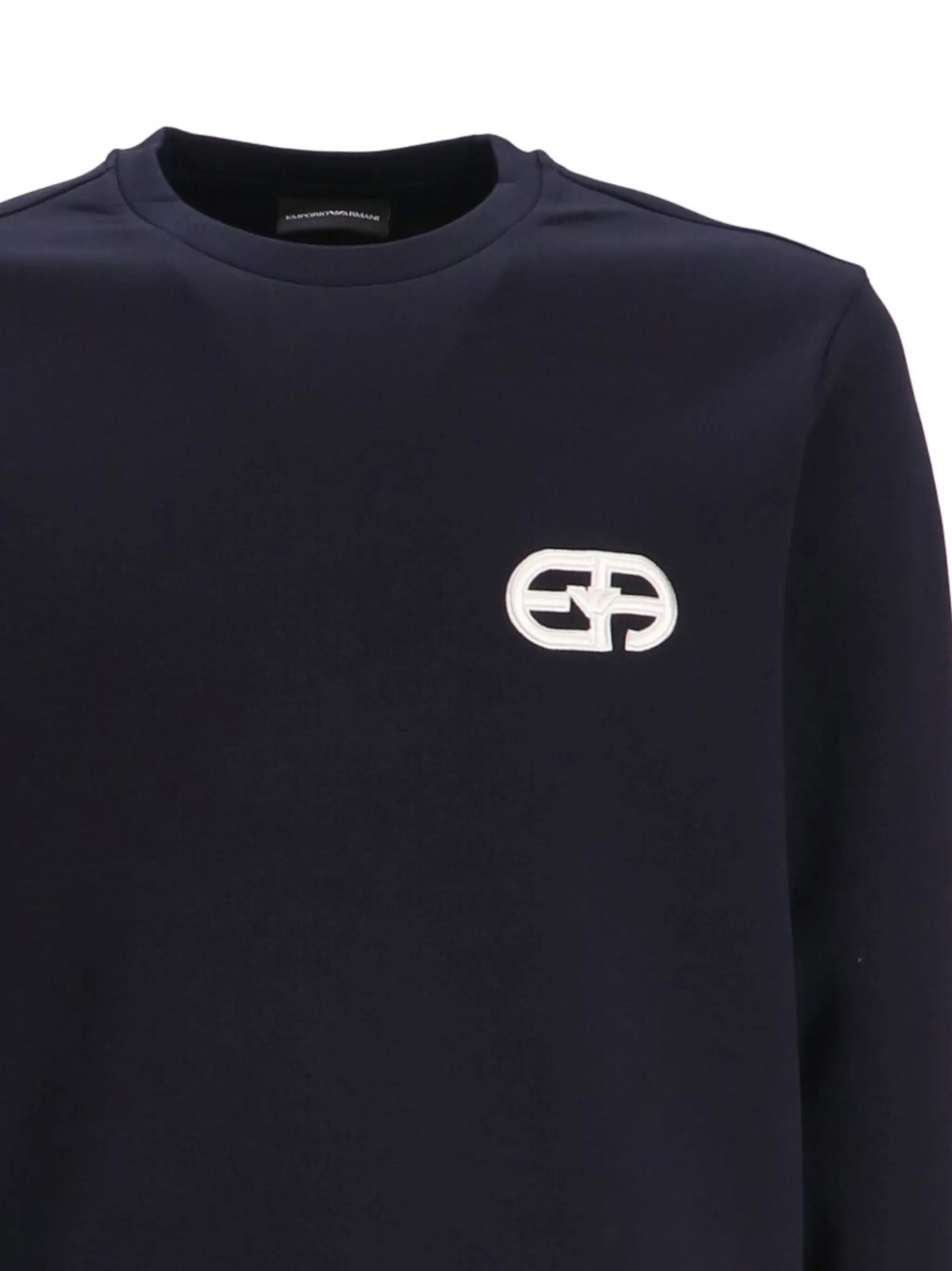 Emporio Armani Logo-patch Long-sleeve Sweatshirt - 2