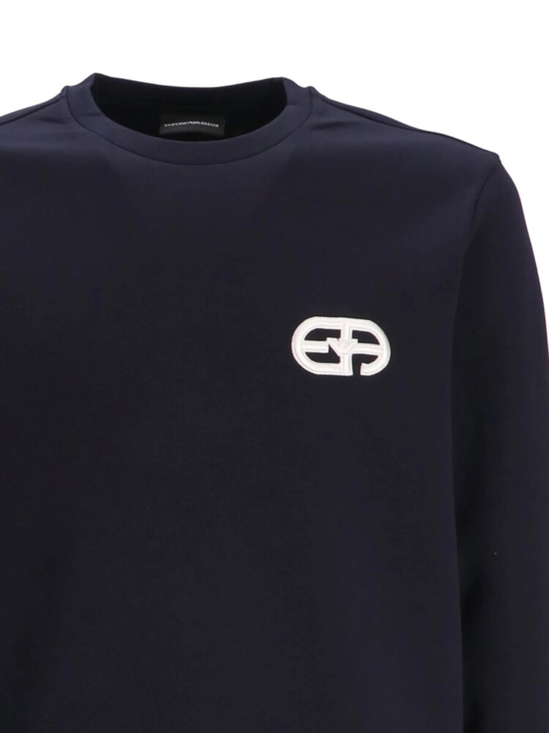 EMPORIO ARMANI Emporio Armani Logo-patch Long-sleeve Sweatshirt outlook