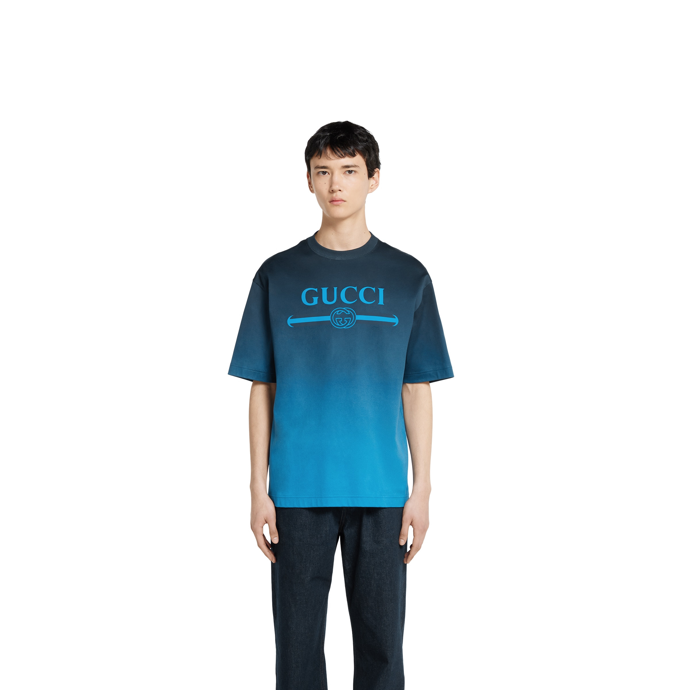 Technical cotton jersey T-shirt with print - 3