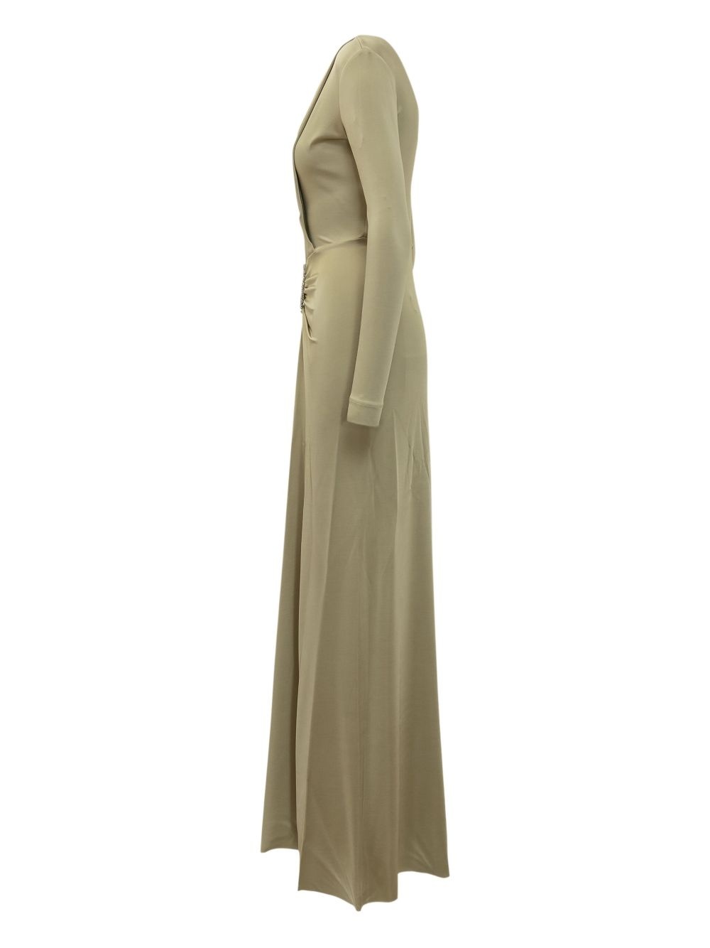 V-neck embellished gown - 3