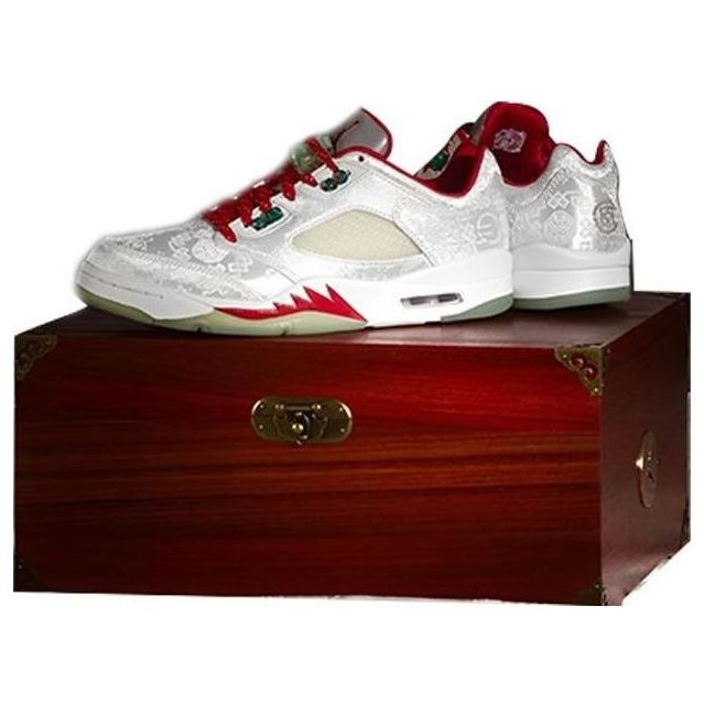Air Jordan 5 Low x CLOT 'White Silk'  1551183 - 2