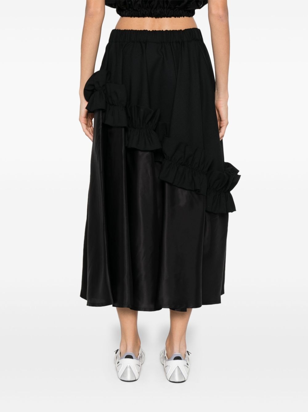 ruffle-detail skirt - 4