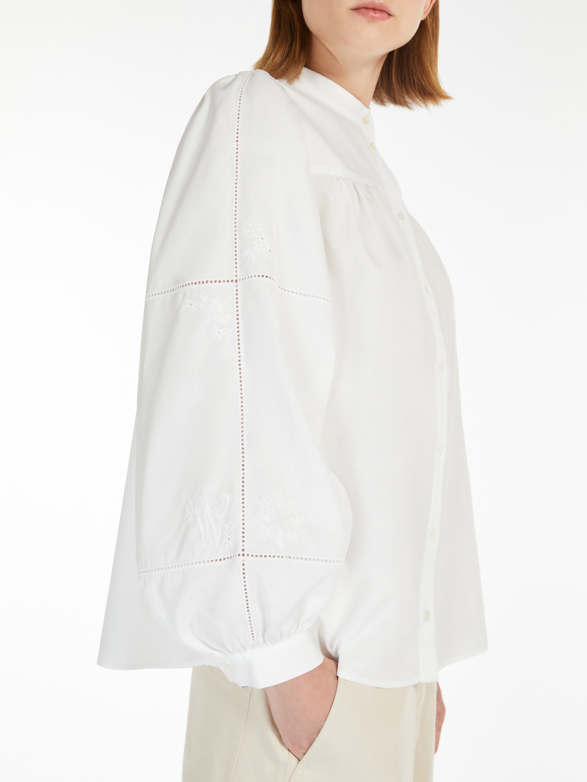 RIBALDO Cotton poplin shirt - 6