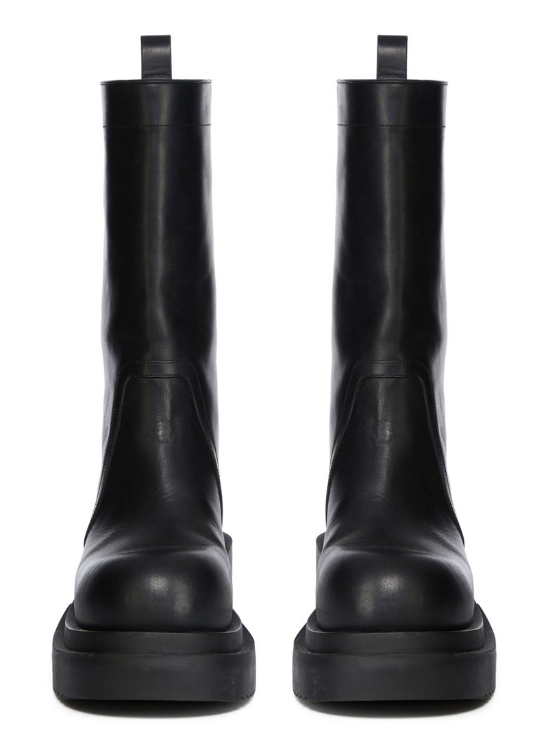 Rick Owens Black Hollywood Groppone Bogun Boots outlook