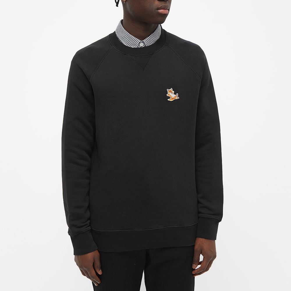 Maison Kitsuné Chillax Fox Patch Classic Crew Sweat - 3