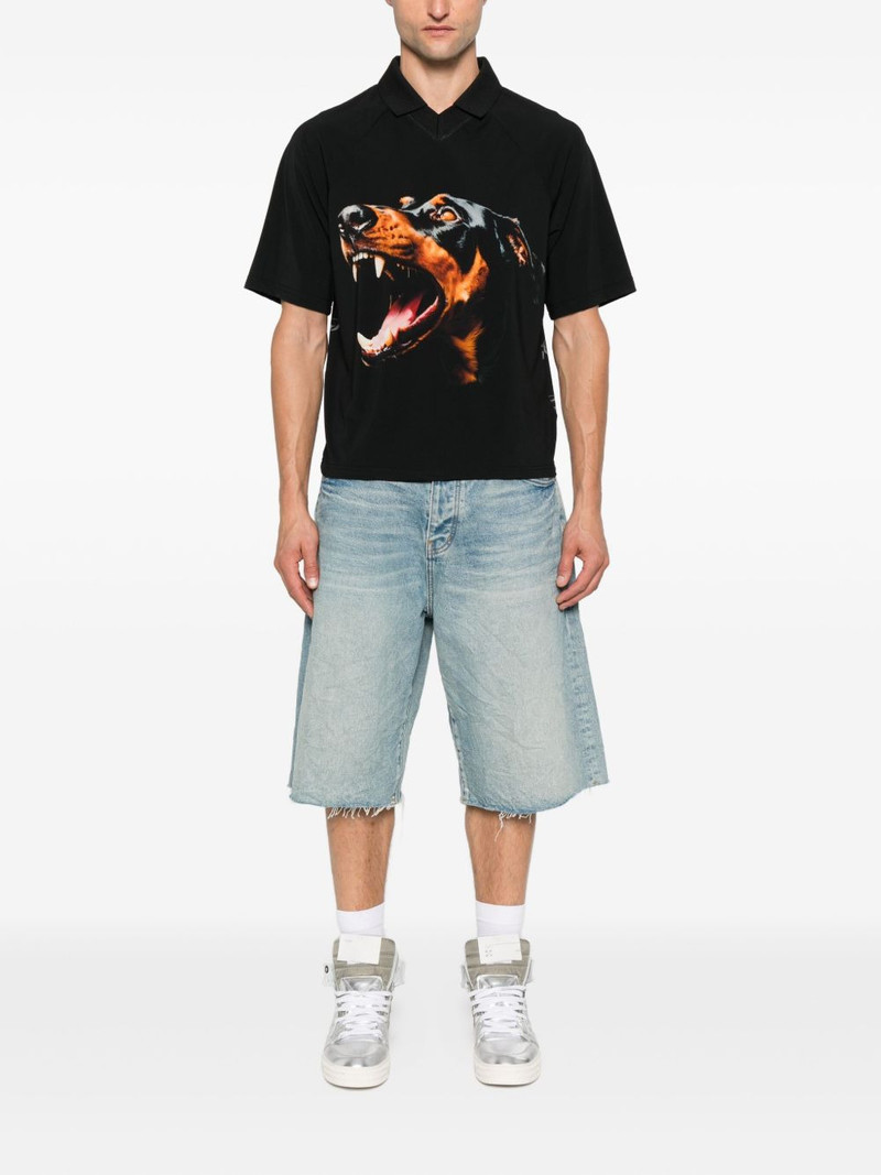 Ksubi dog-print polo shirt outlook