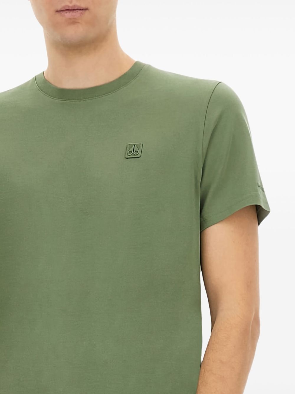 embroidered-logo cotton t-shirt - 3