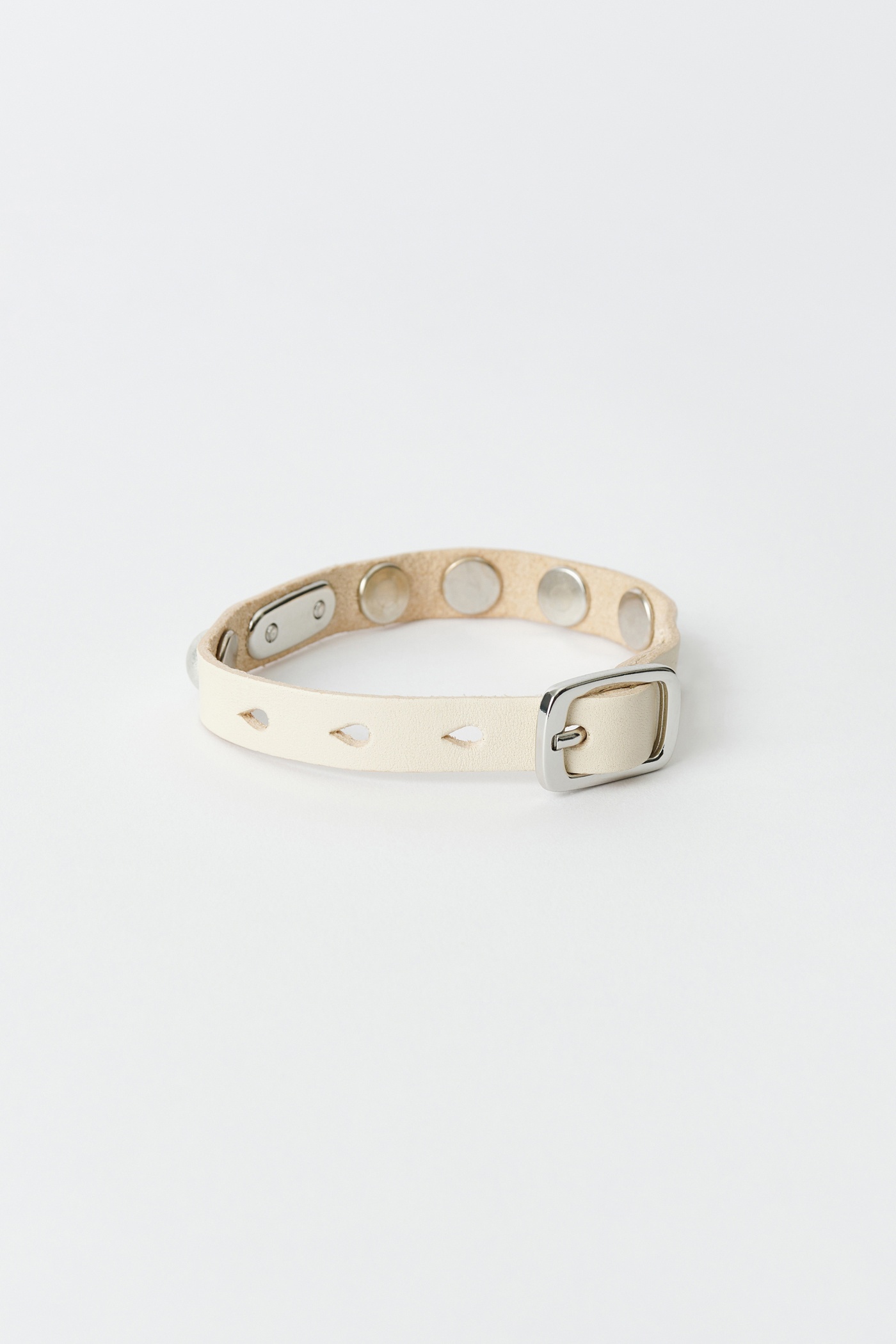 Super Slim Bracelet Deep Vanilla Leather - 2