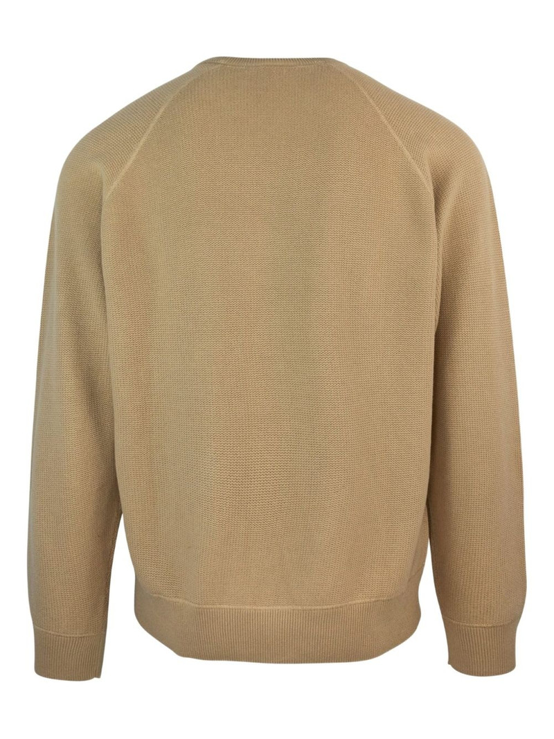 Carhartt Chase raglan-sleeve waffle-knit sweater outlook