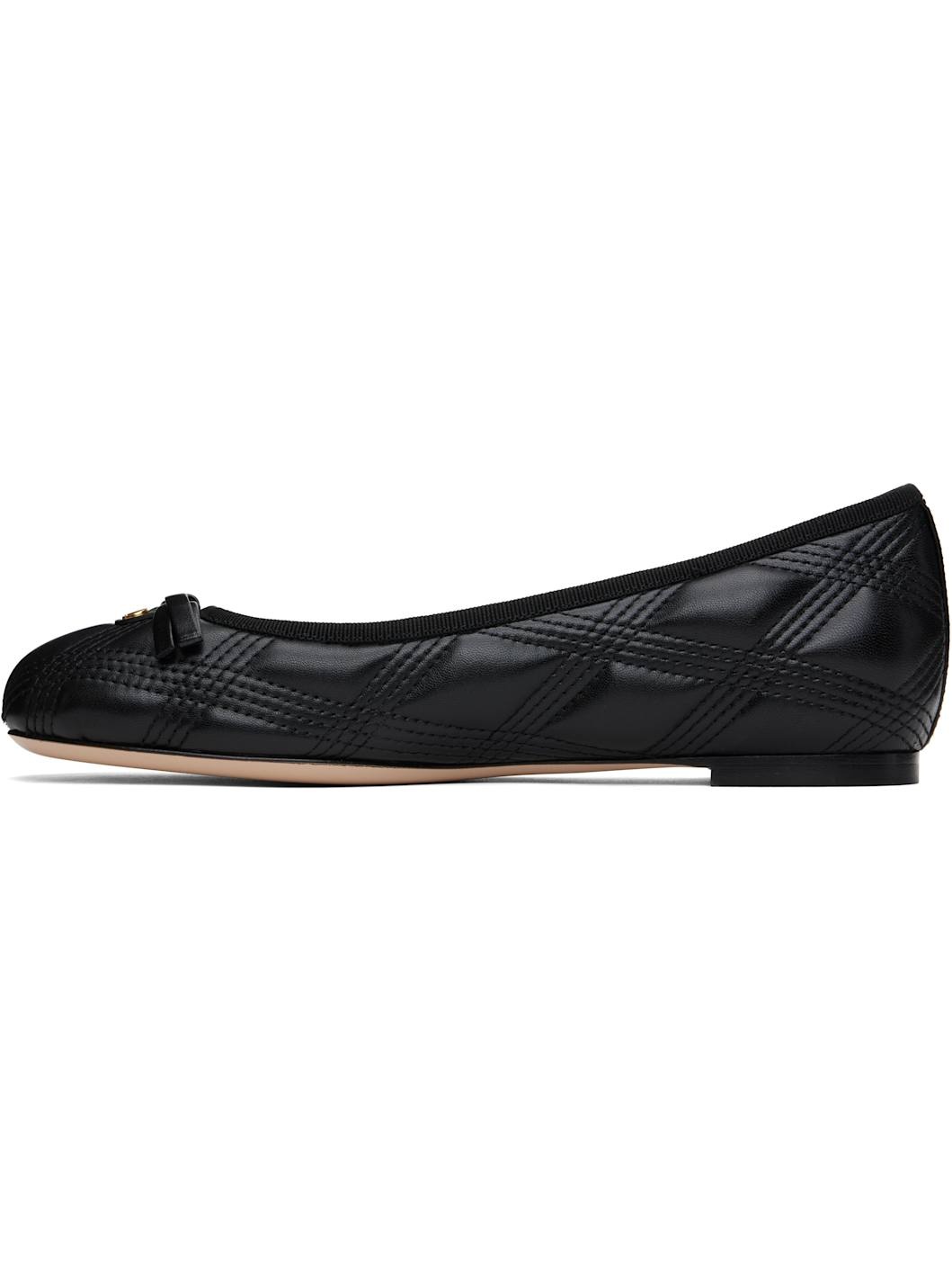 Black Quiltie 67 Ballerina Flats - 3