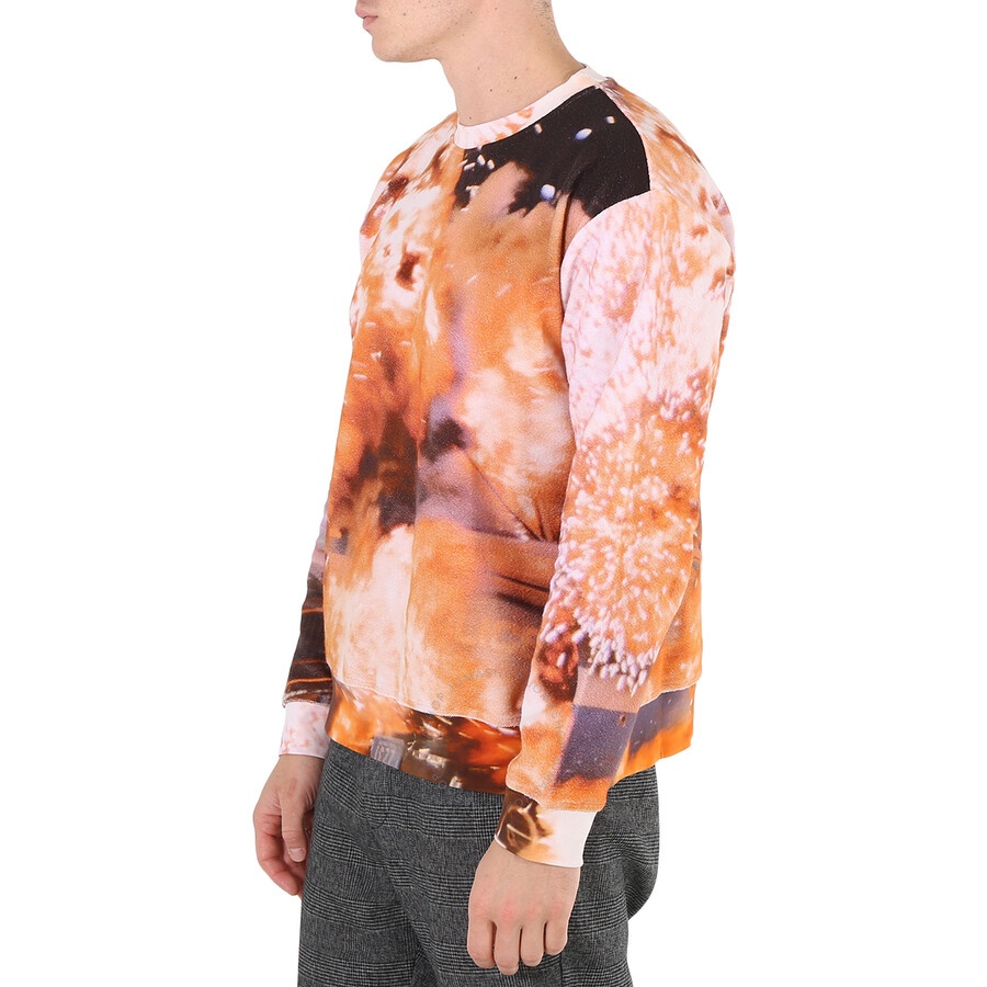 424 Men's Explosion Print Long-sleeve Cotton Jumper - 2