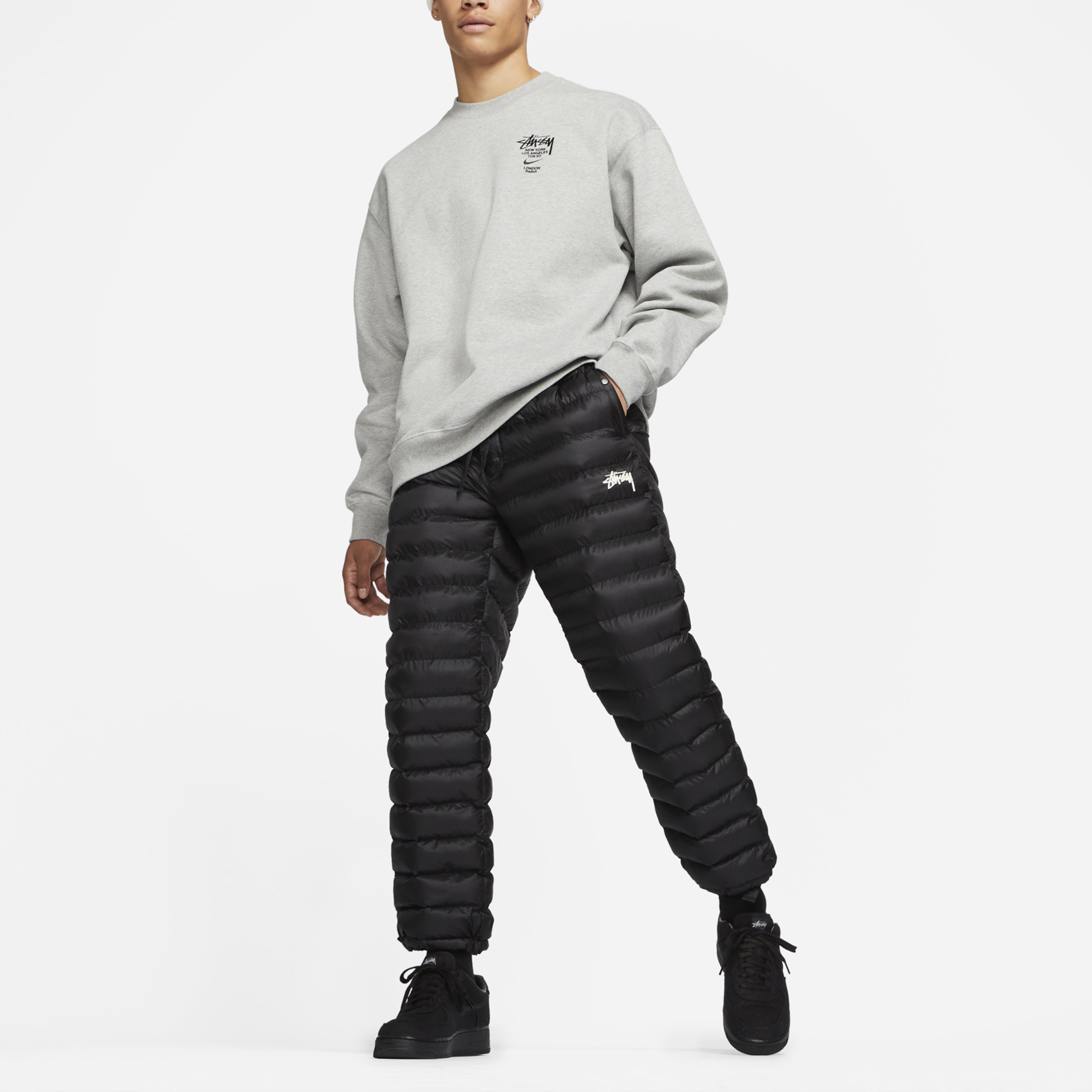 Stussy x Nike Insulated Pants 'Black' DC1093-010 - 6