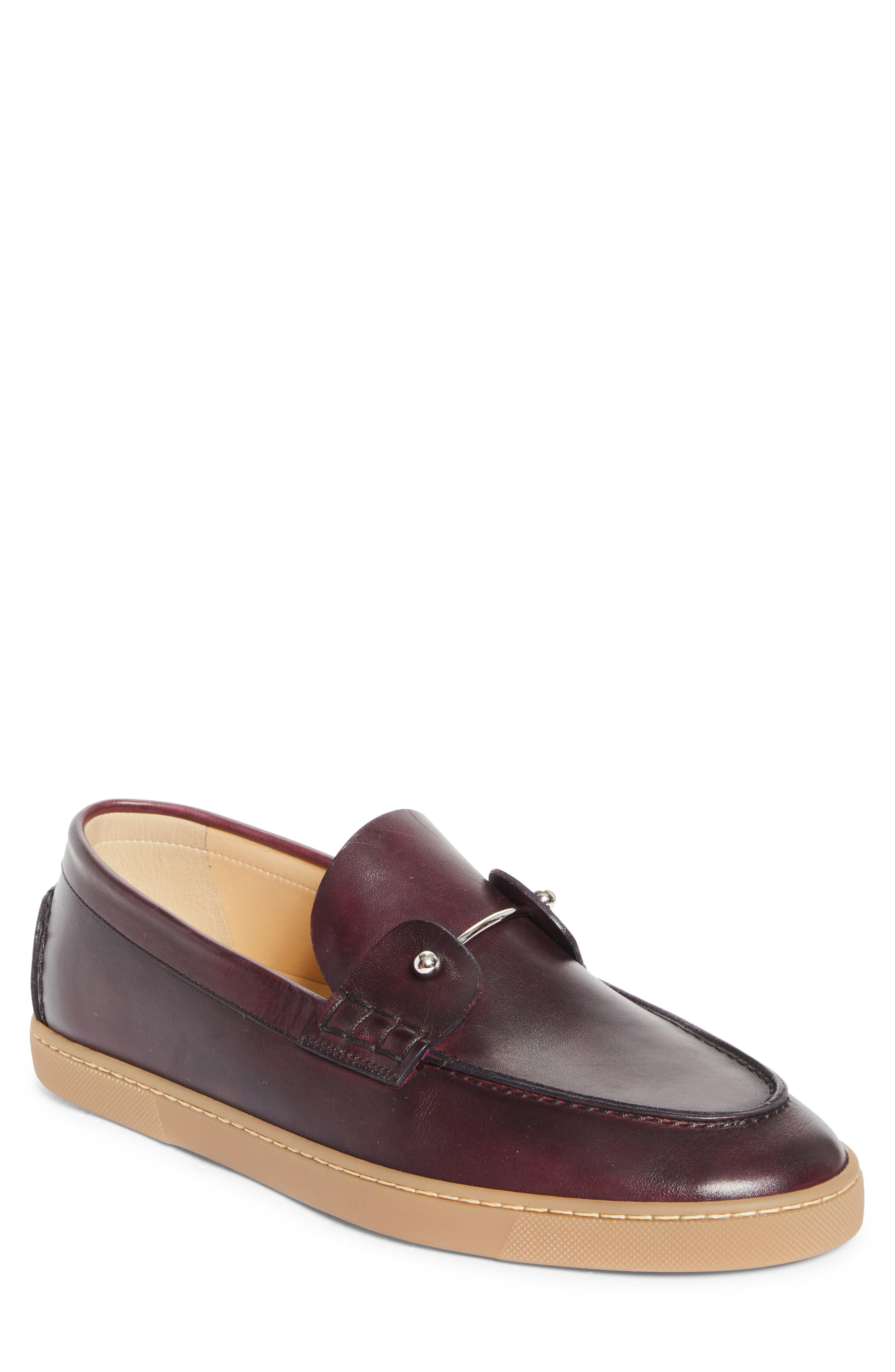 Christian Louboutin Chambeliboat Loafer in Oxblood at Nordstrom - 1