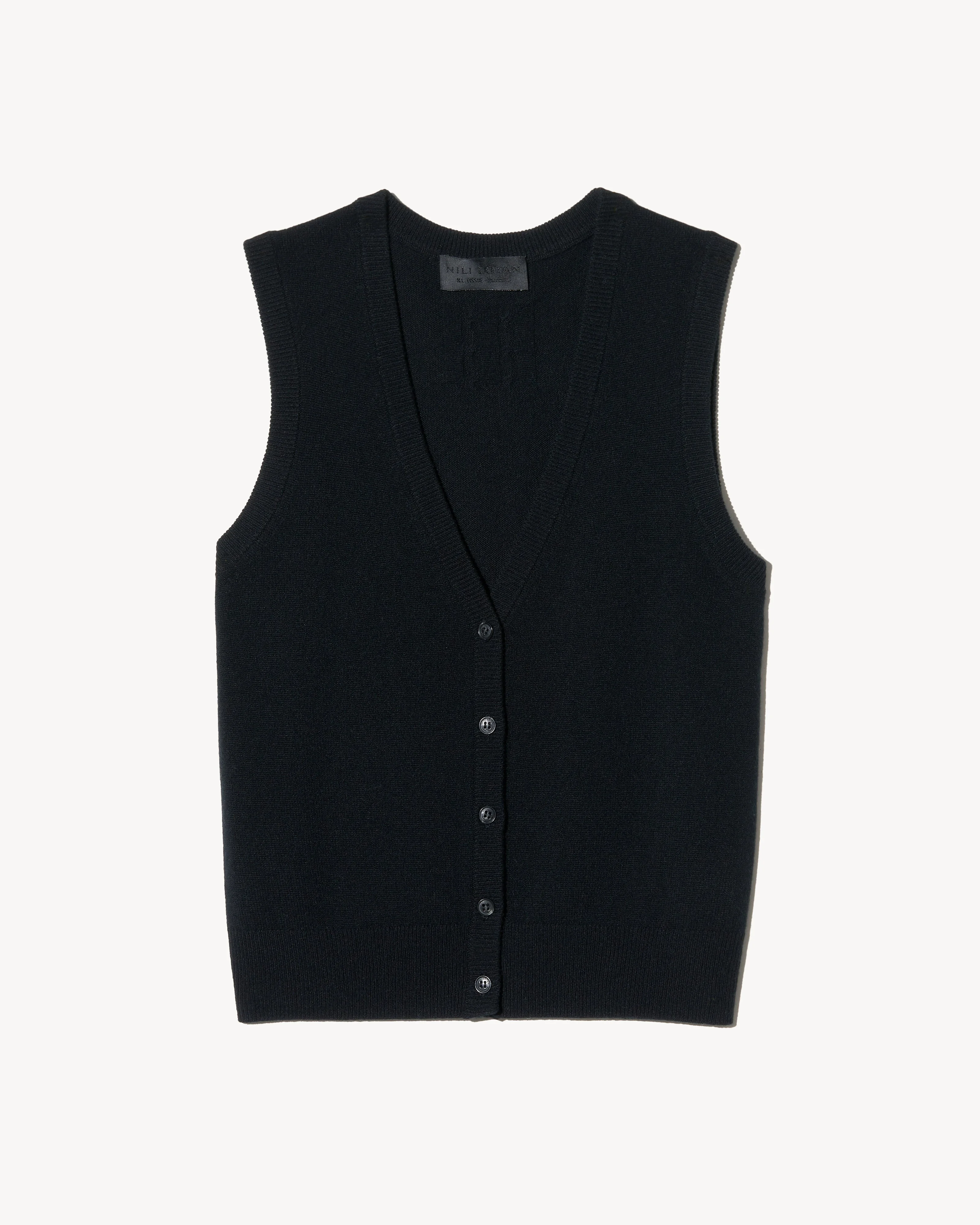 PORTER CASHMERE VEST - 1