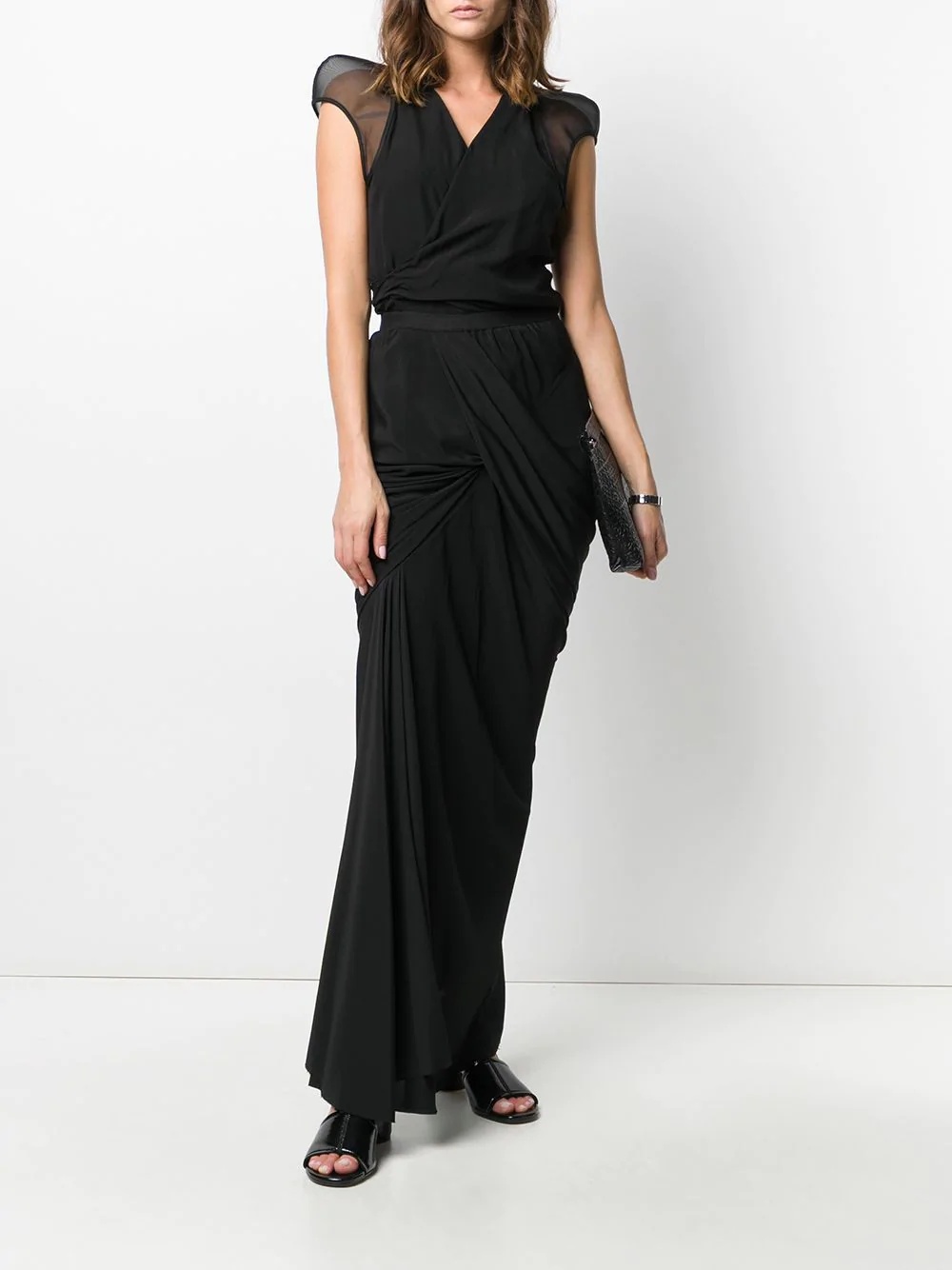 Seb draped maxi skirt - 2