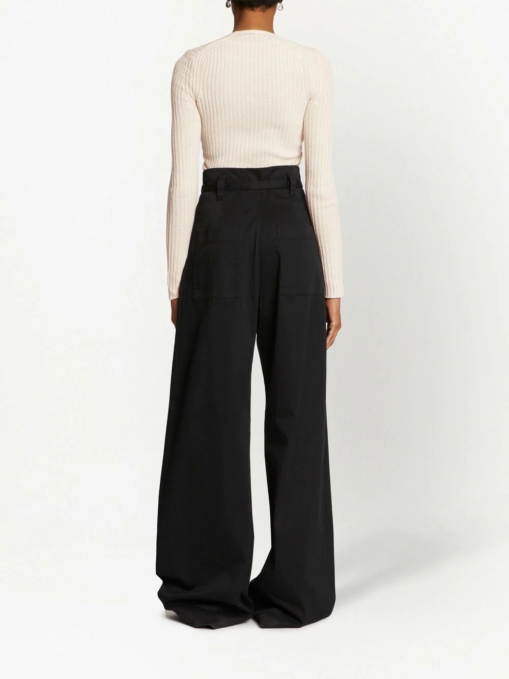 Plated ribbed-knit jumper - 4