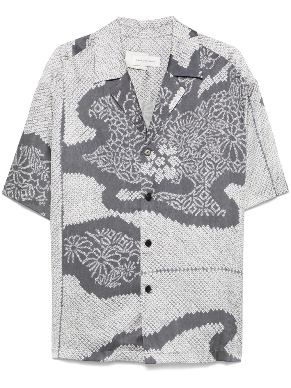 graphic-print shirt - 1