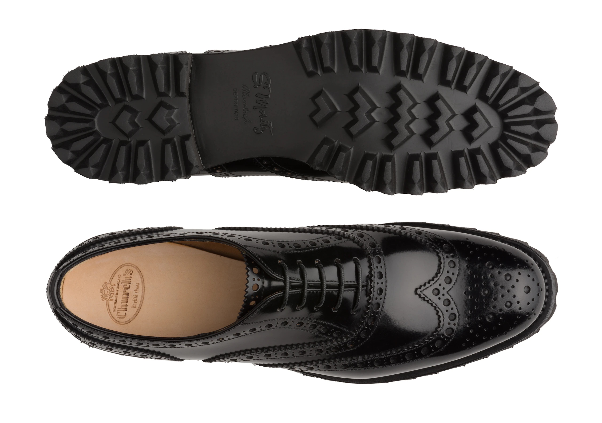 Carla
Polished Binder Oxford Brogue Black - 3