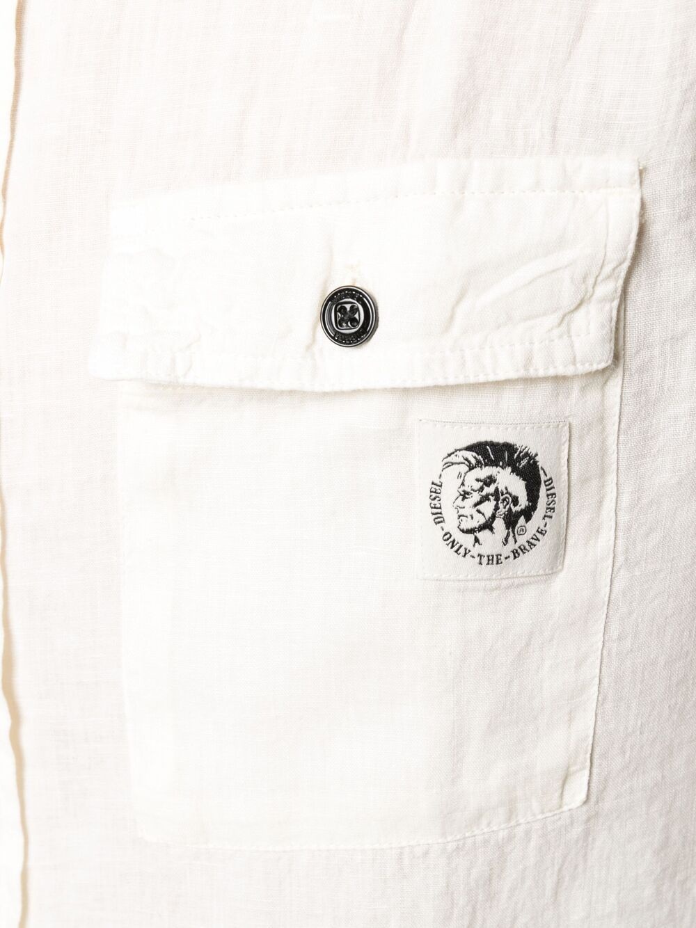 logo-patch detail shirt - 5