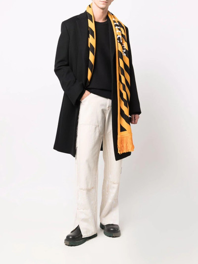 Off-White logo-intarsia scarf outlook