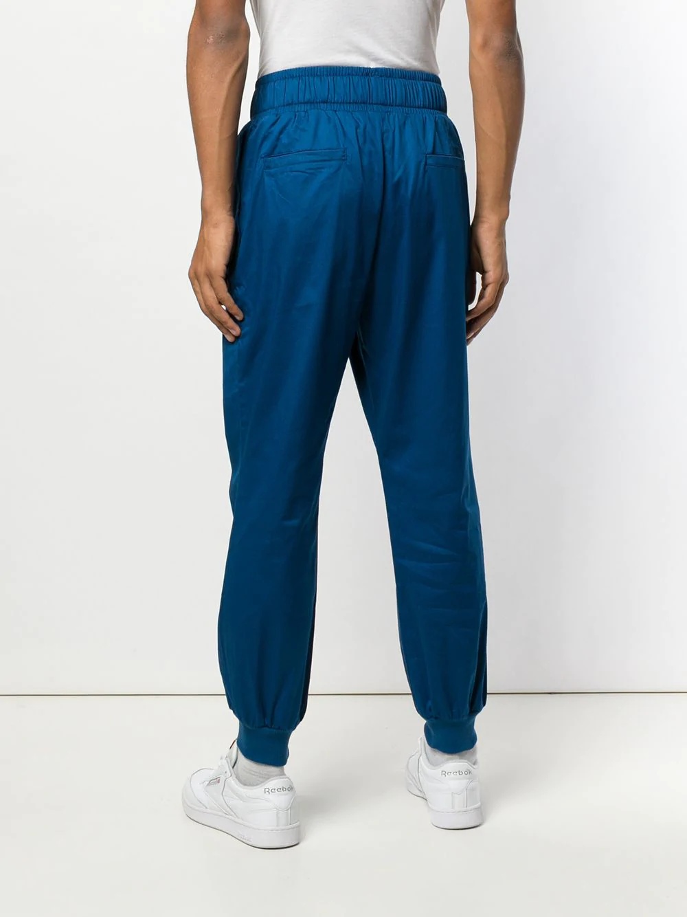 contrast drawstring track pants - 4