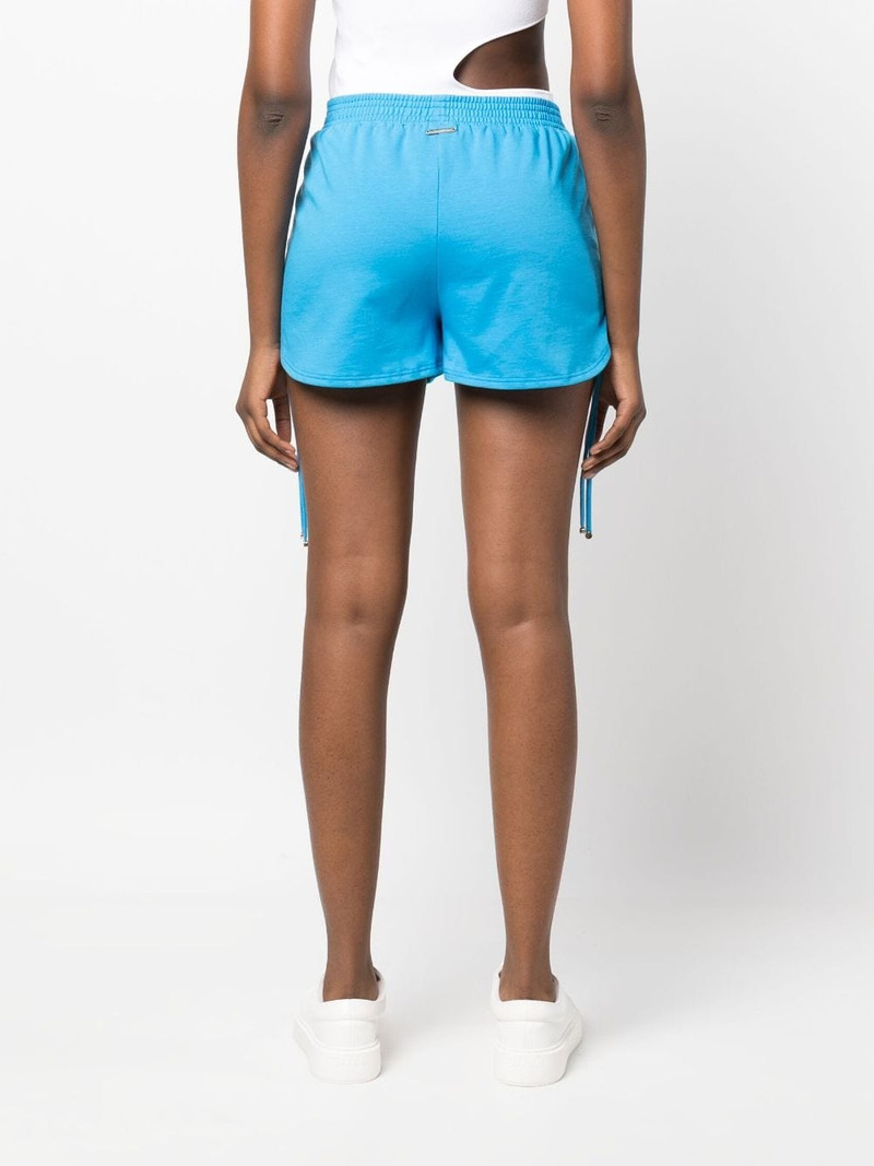 side drawstring-fastening shorts 4