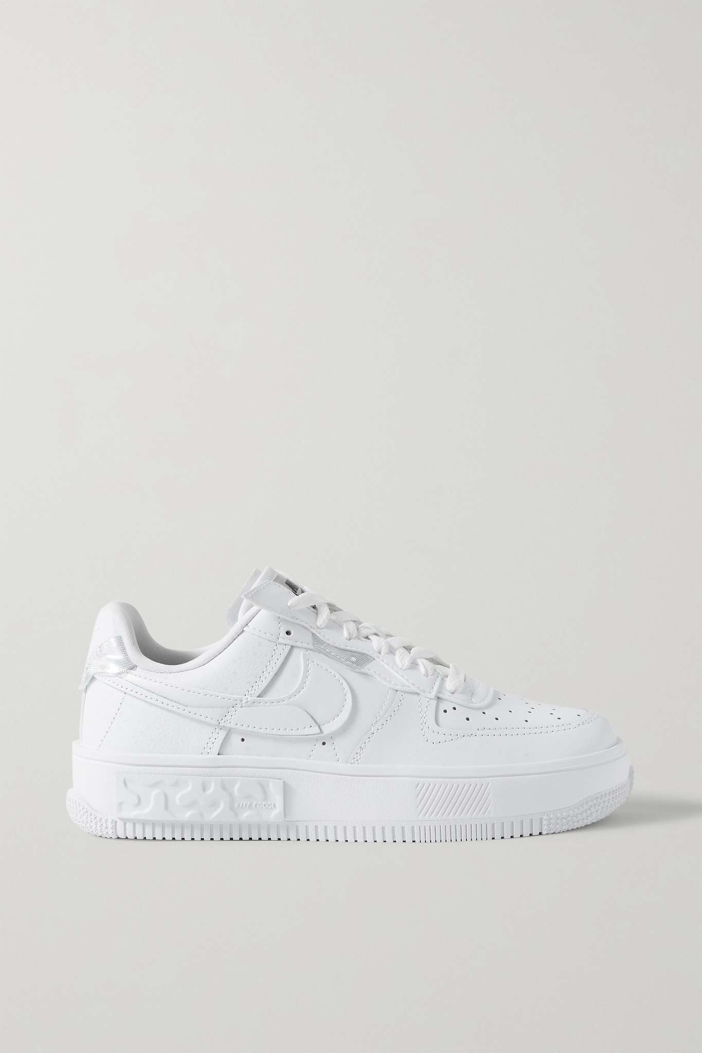 Air Force 1 Fontanka iridescent-trimmed leather sneakers - 1