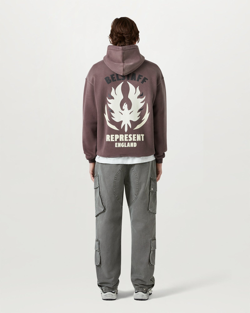 BELSTAFF X REPRESENT FLAME PHOENIX HOODIE 4