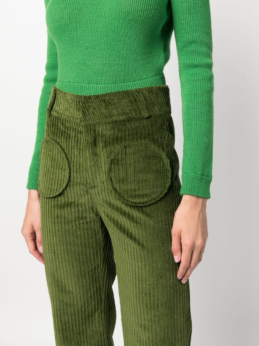 Yoshitomo corduroy velvet trousers - 5