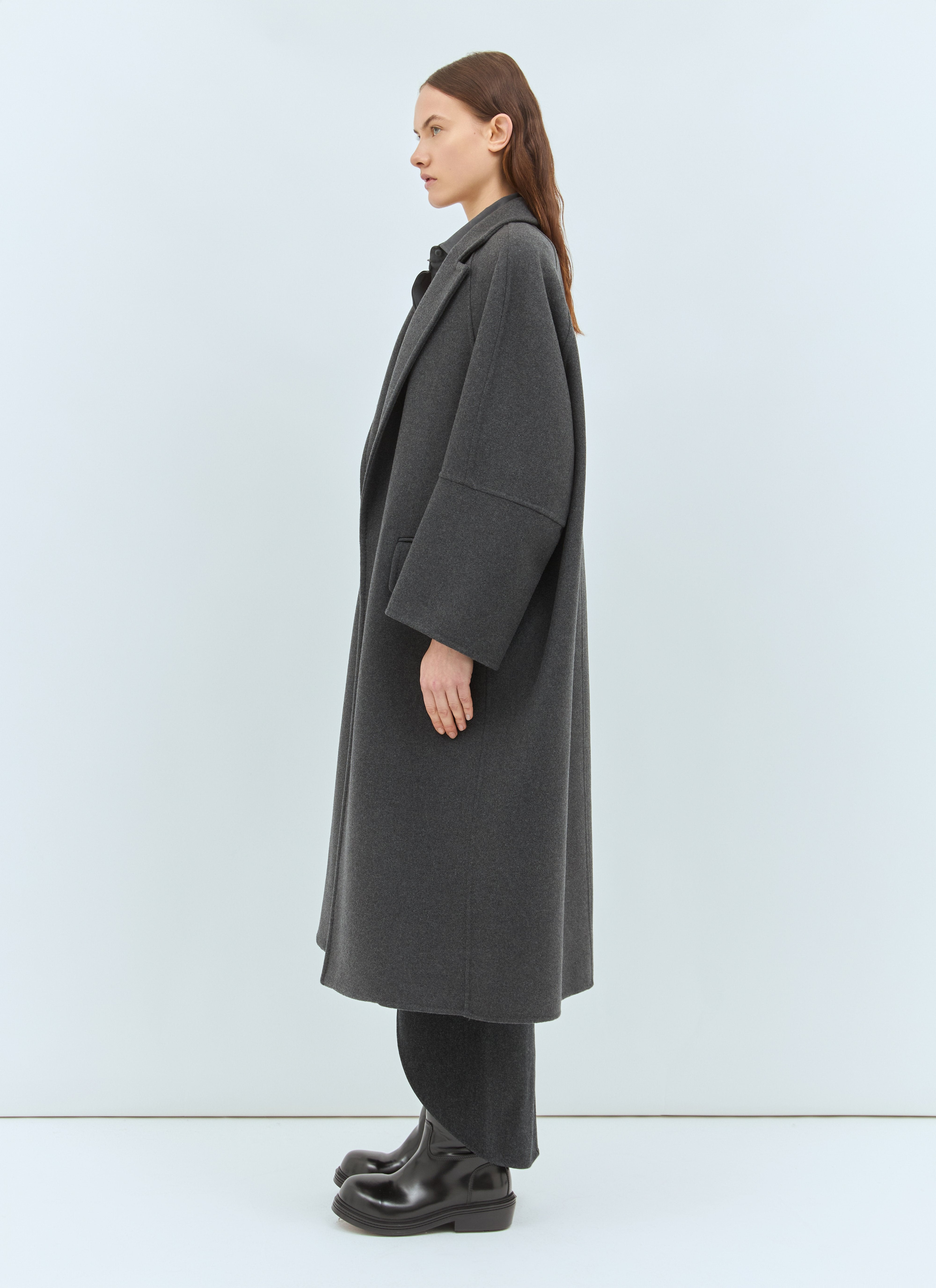 Max Mara Women Oversized Wool-And-Cashmere Coat - 4