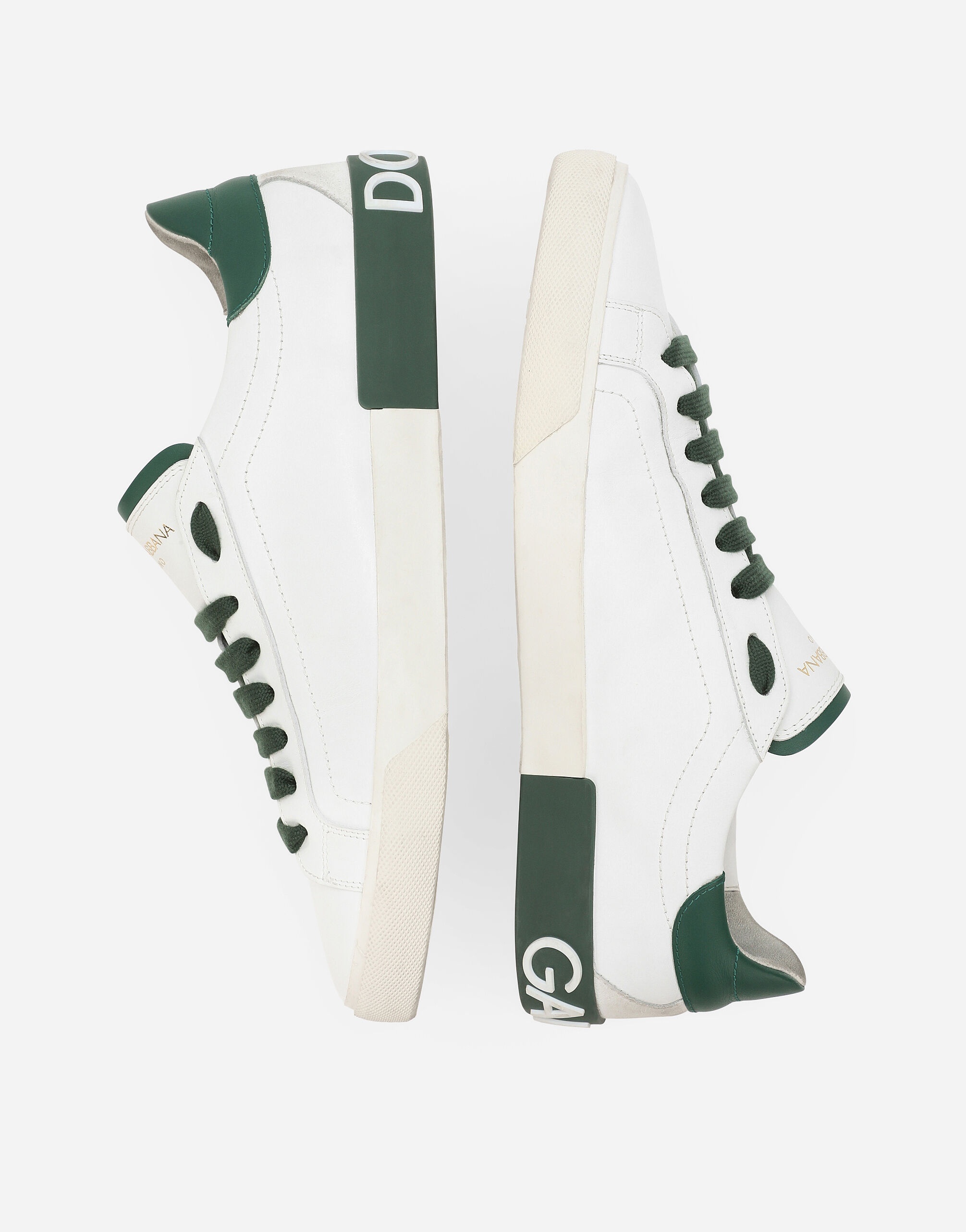 Portofino vintage calfskin sneakers - 5