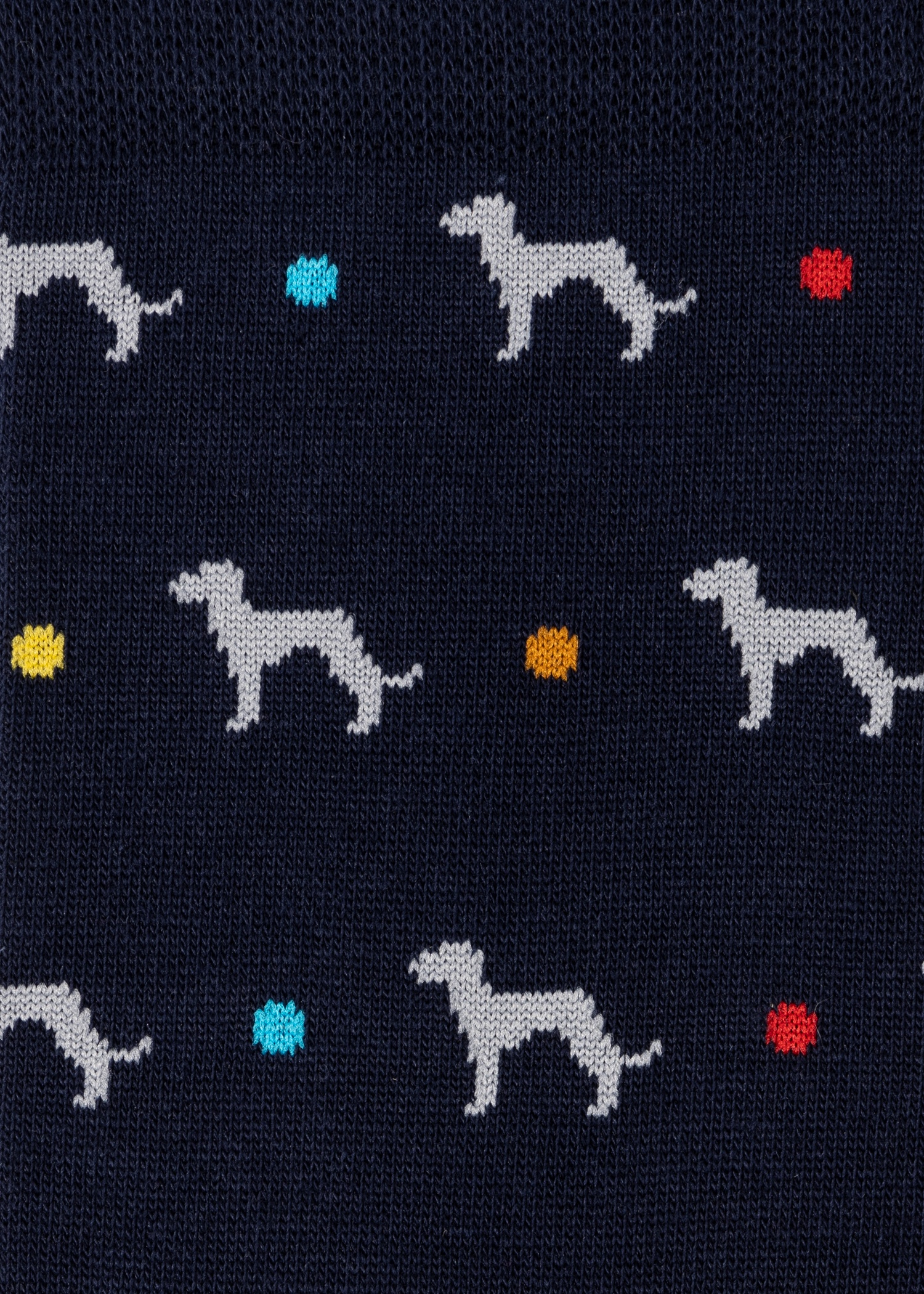 Navy Cotton-Blend 'Whippet' Socks - 3