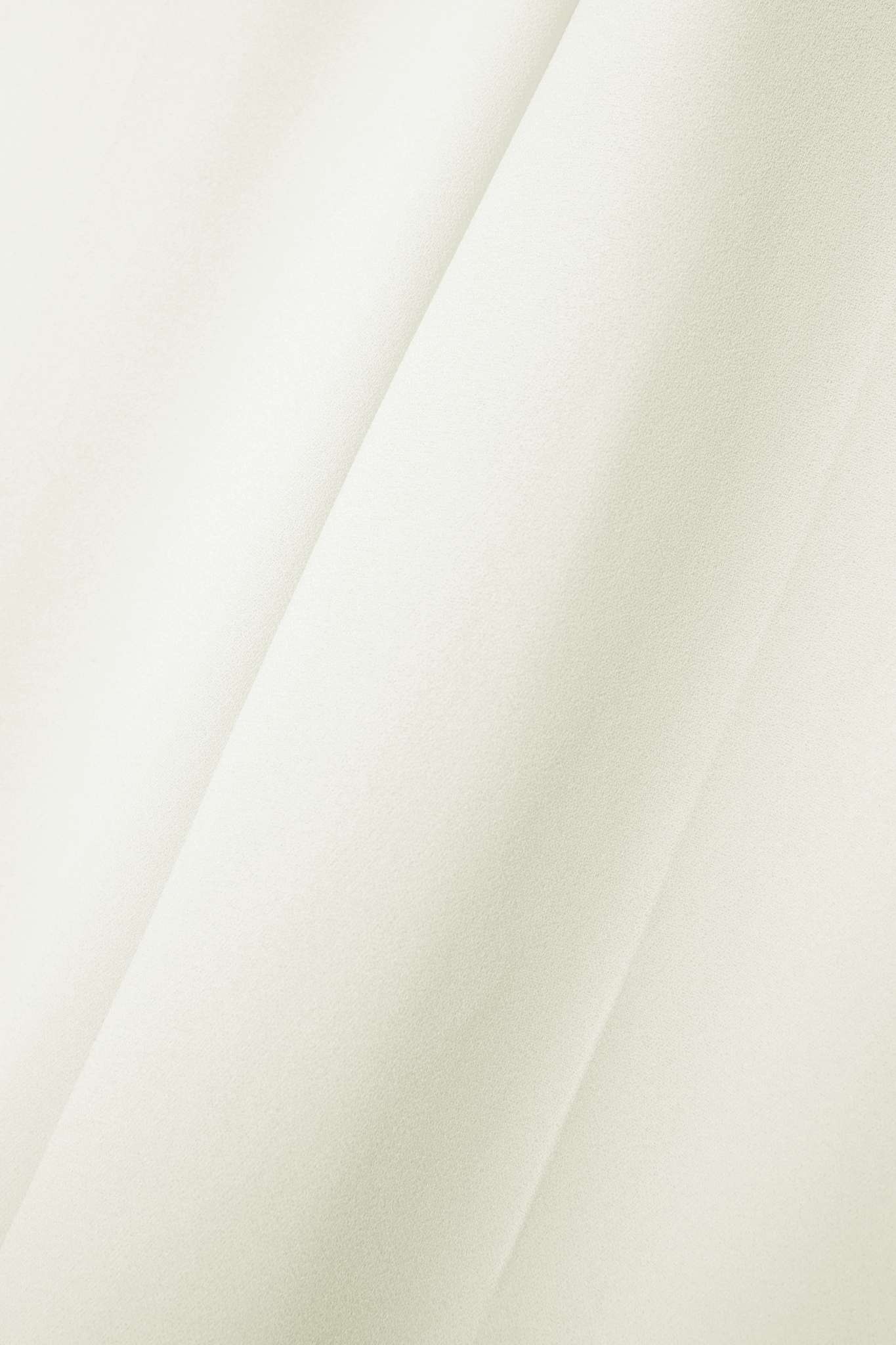 Crepe wide-leg pants - 4