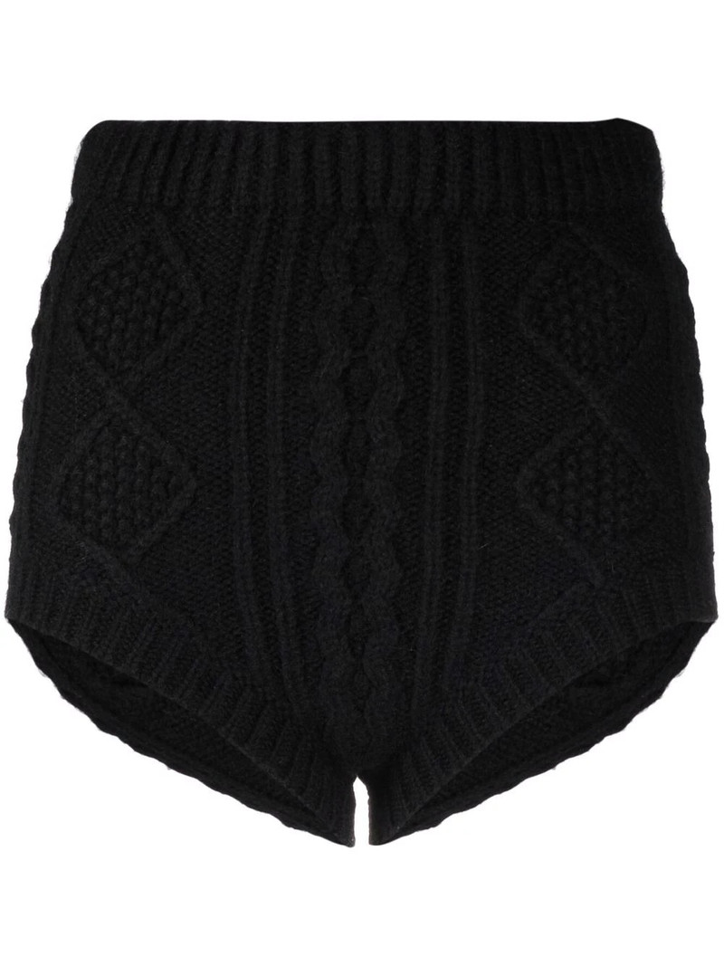cable-knit shorts 1