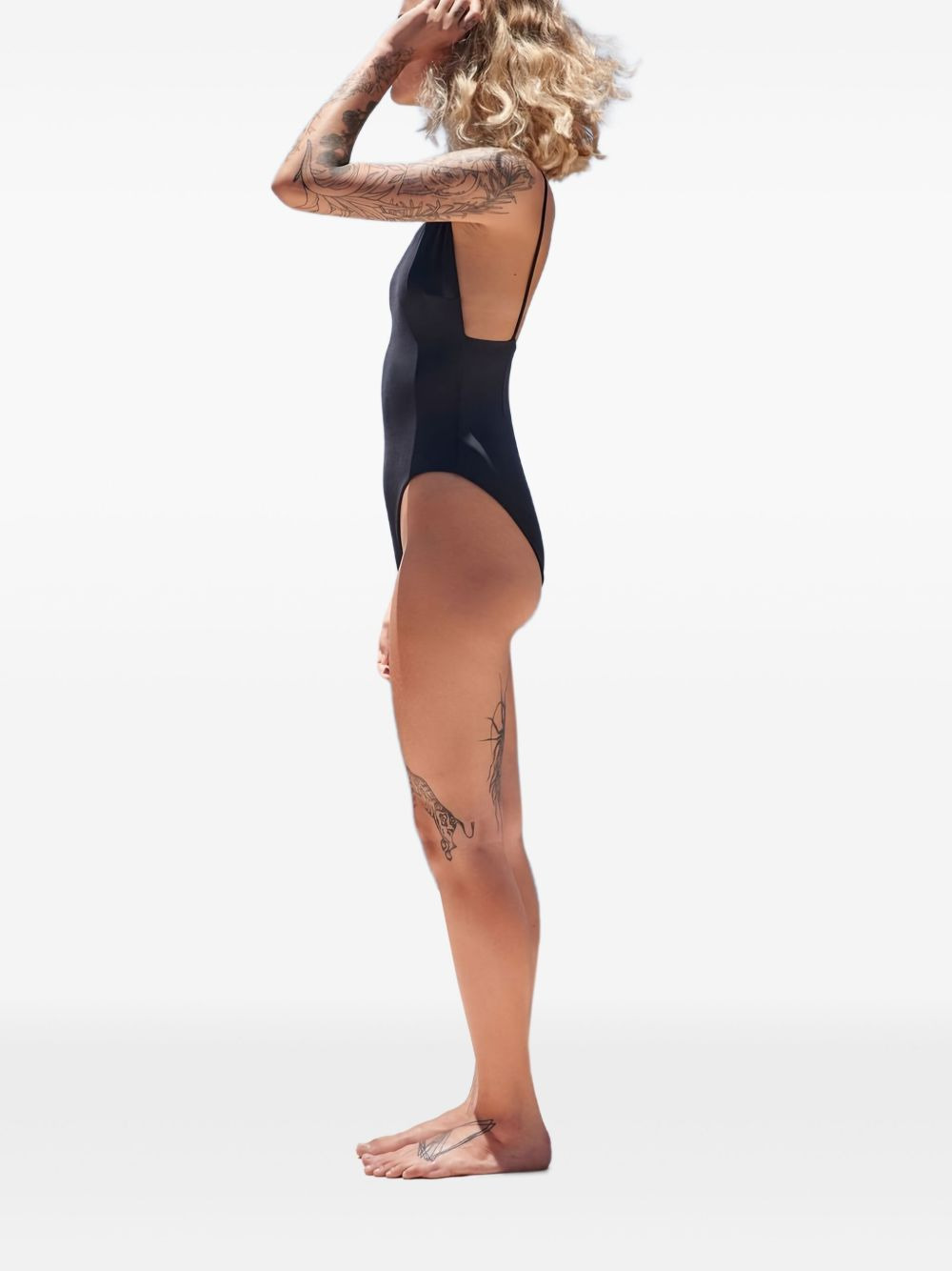 asymmetric-strap swimsuit - 3