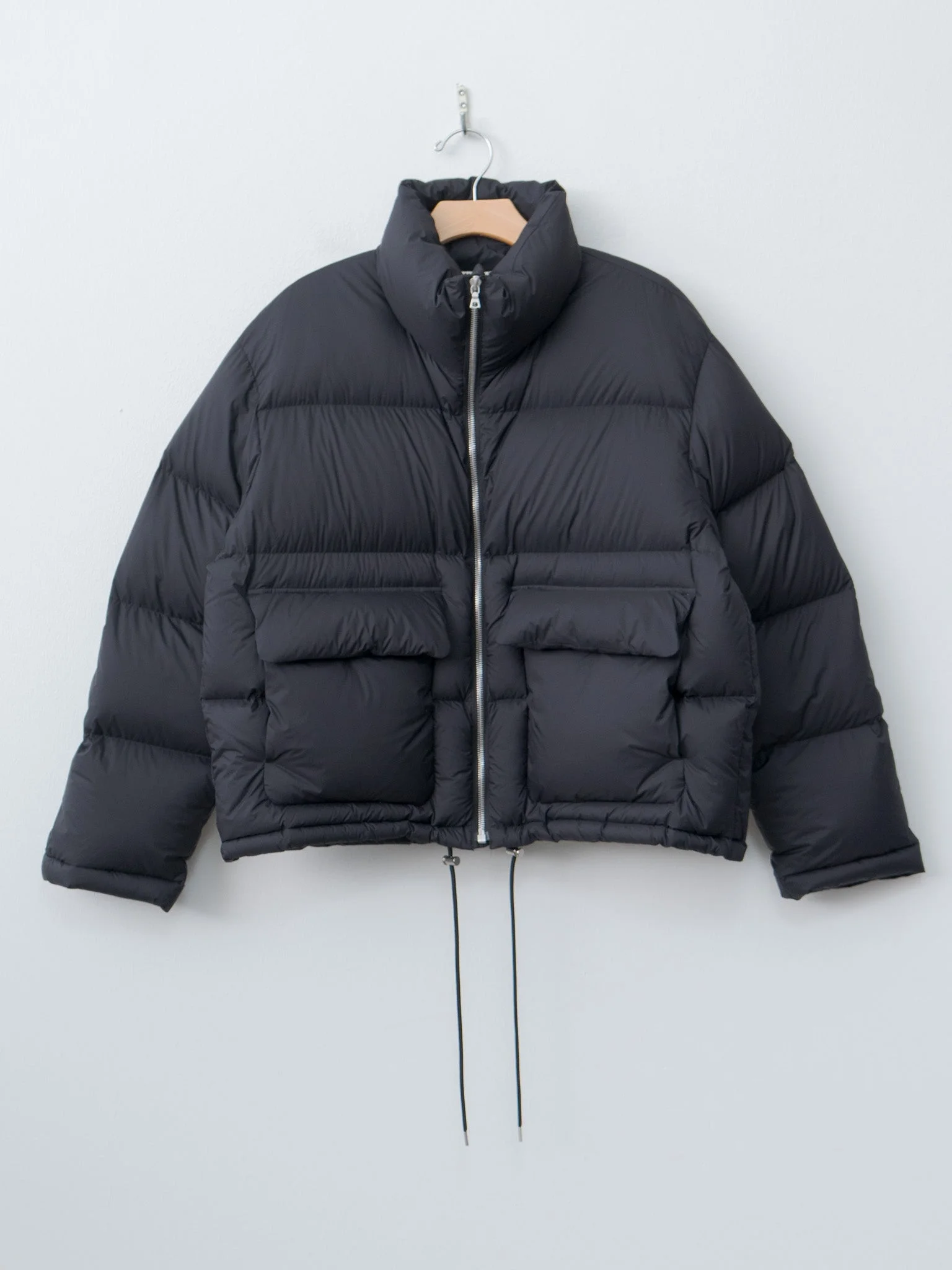 Super Light Nylon Ripstop Down Blouson - Black - 1