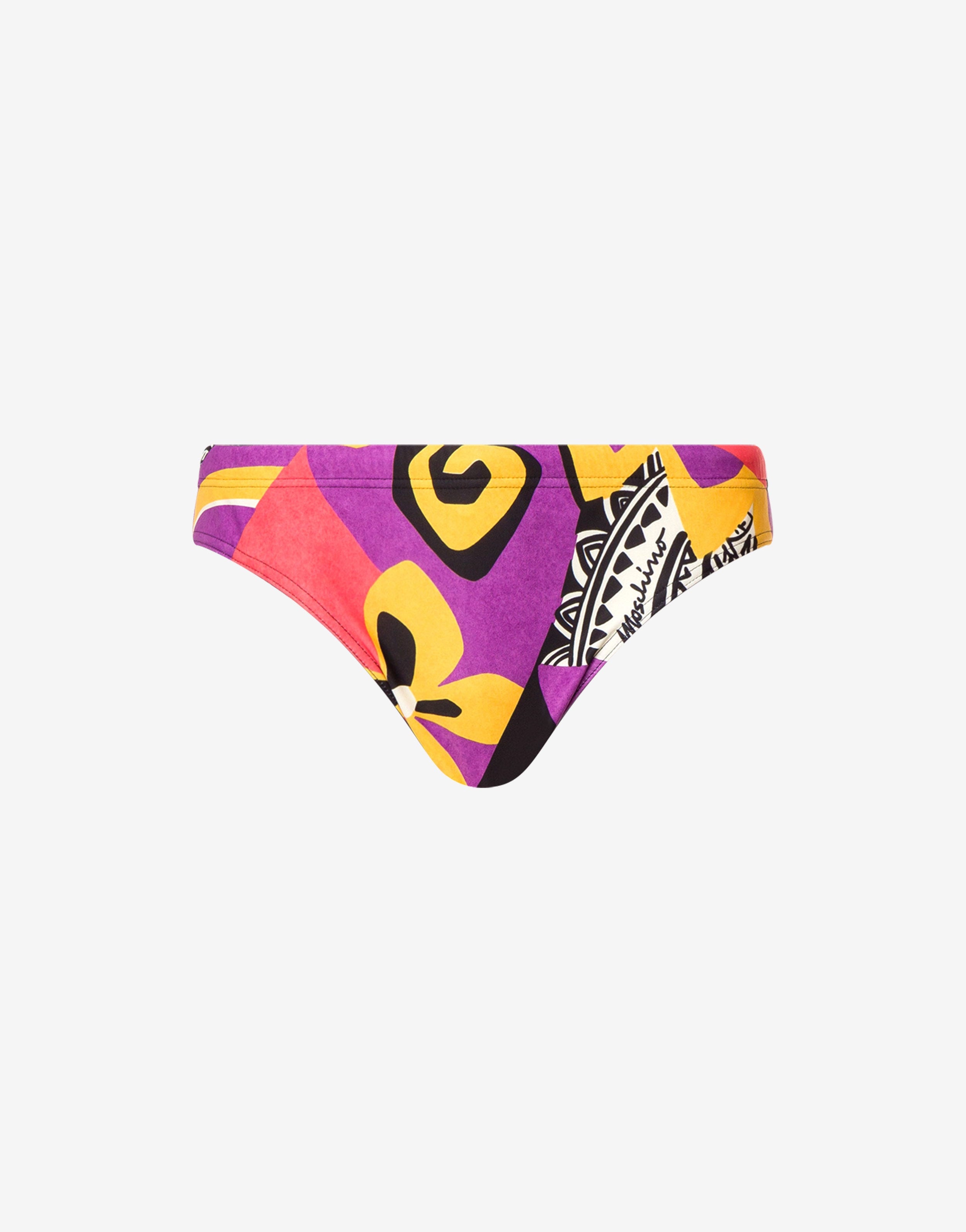 GEOMETRIC PRINT BIKINI BOTTOMS - 1