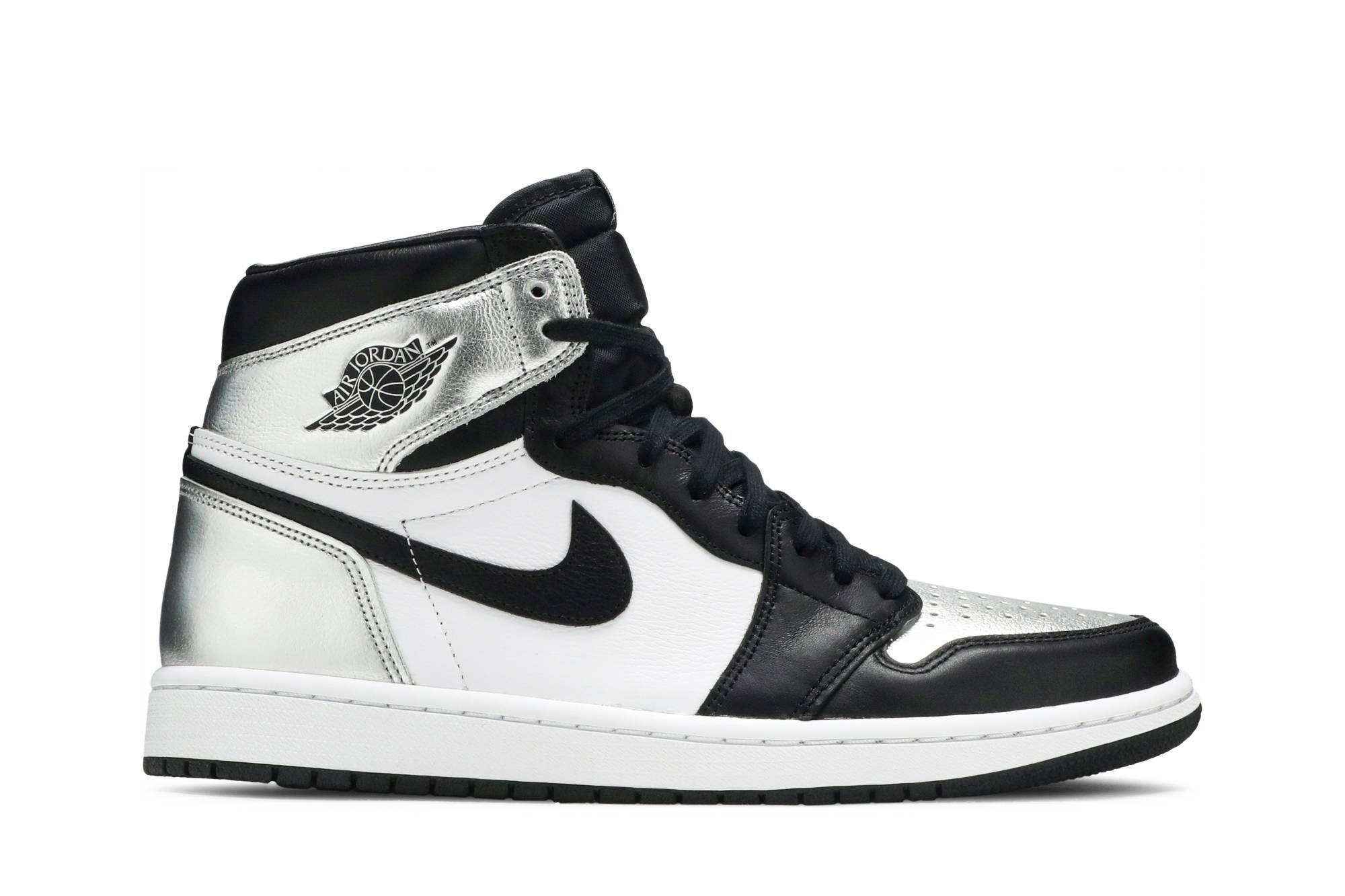 Wmns Air Jordan 1 Retro High OG 'Silver Toe' - 1