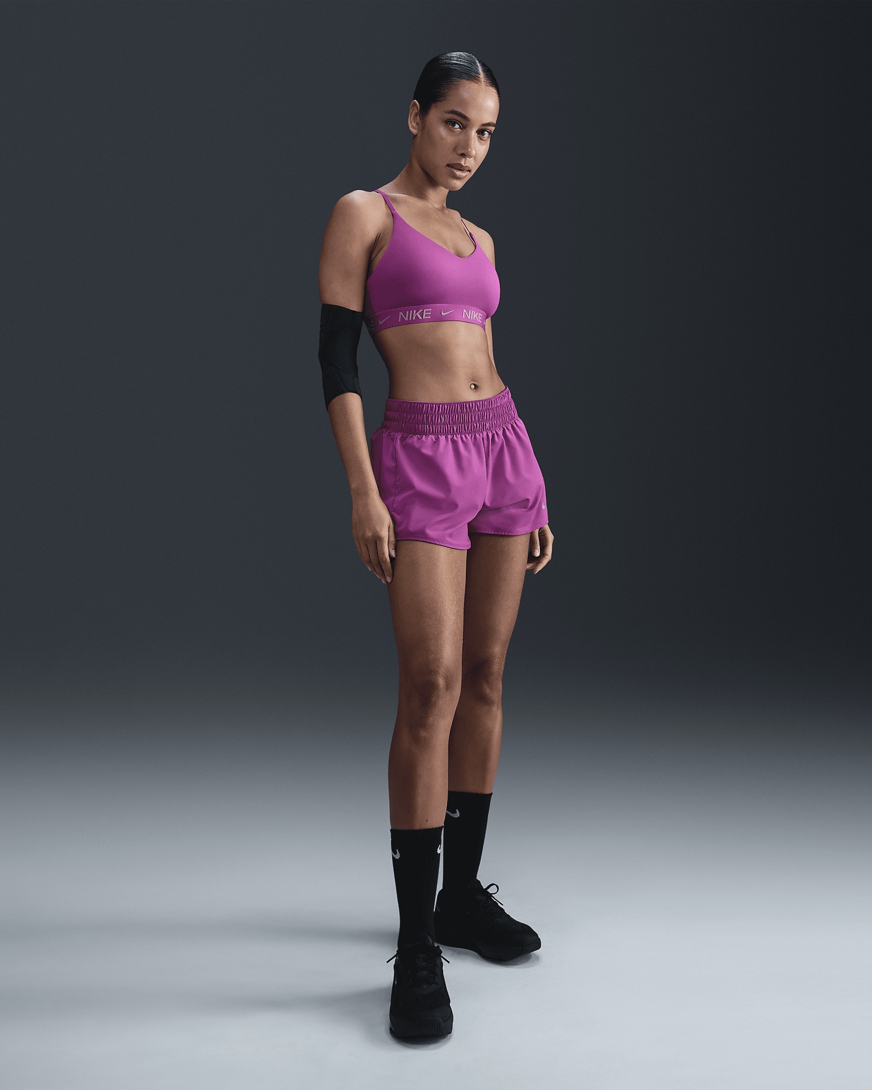 Nike Indy Light Support Women's Padded Adjustable Sports Bra - 4