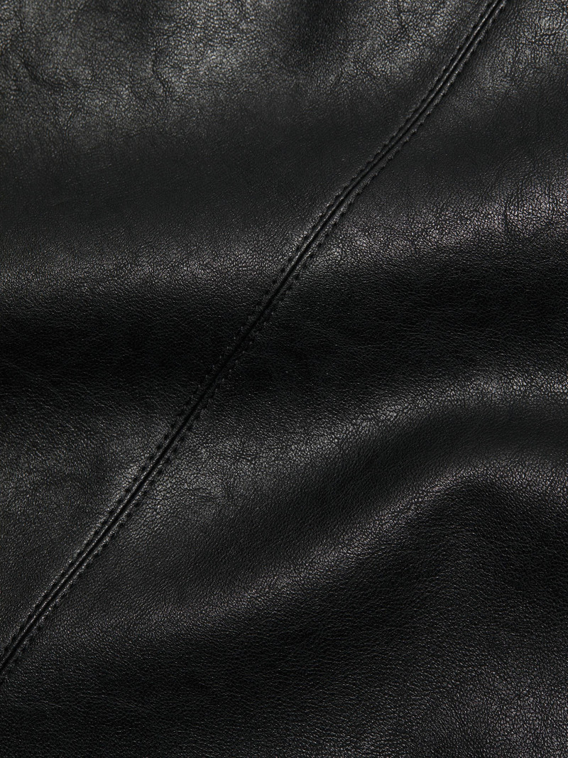 Women's Graylen Faux Leather Shift Dress - Black 7