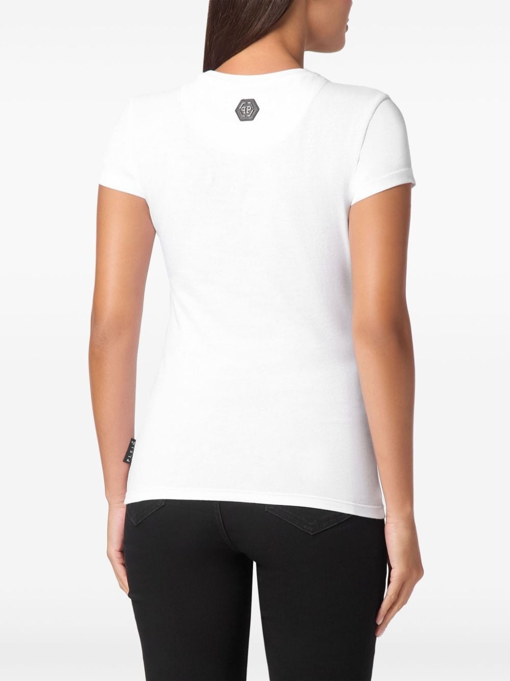 crystal-logo cotton t-shirt - 2