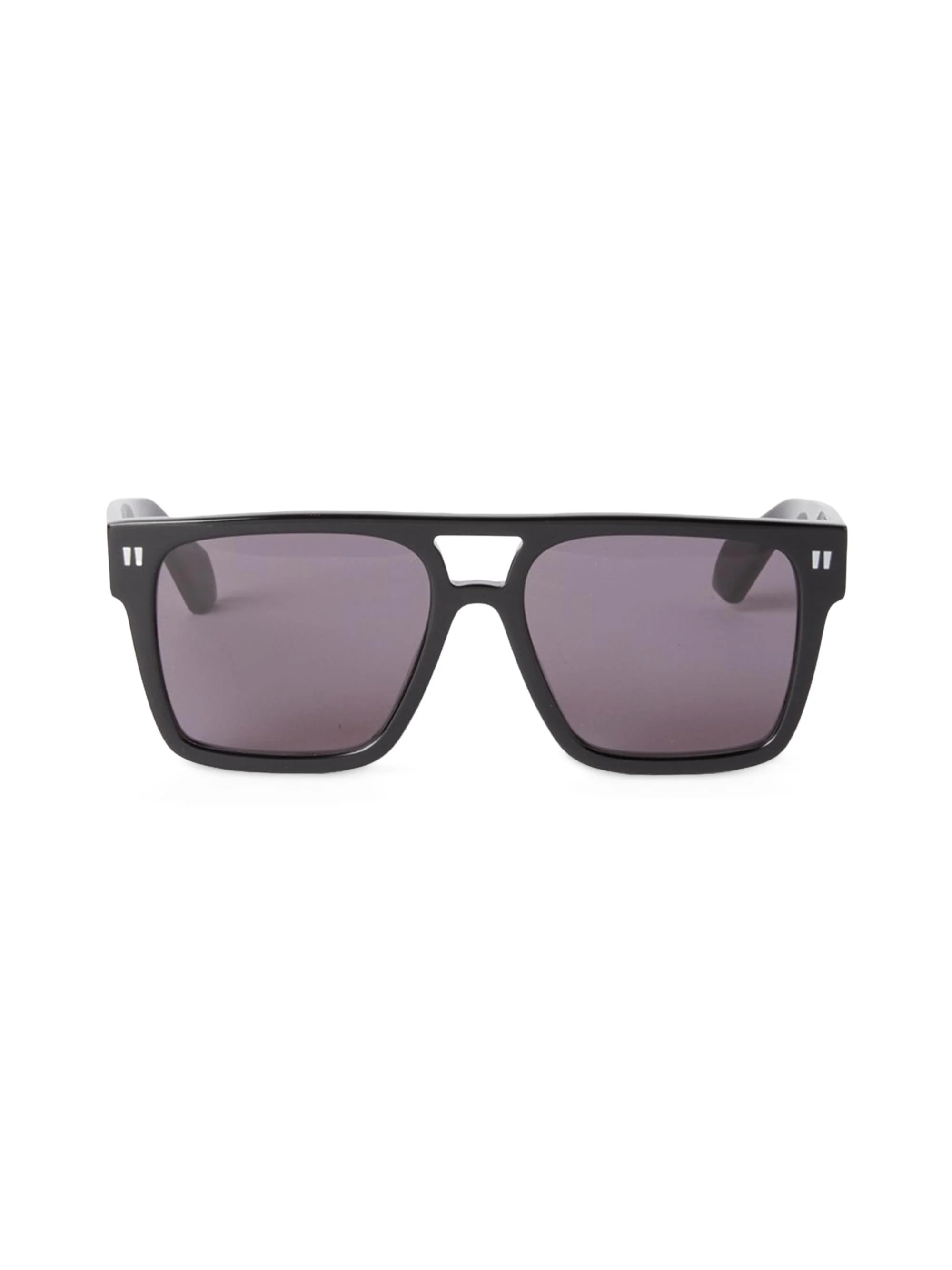 Men's Springfield 56MM Acetate Sunglasses - Black Dark Grey - 1