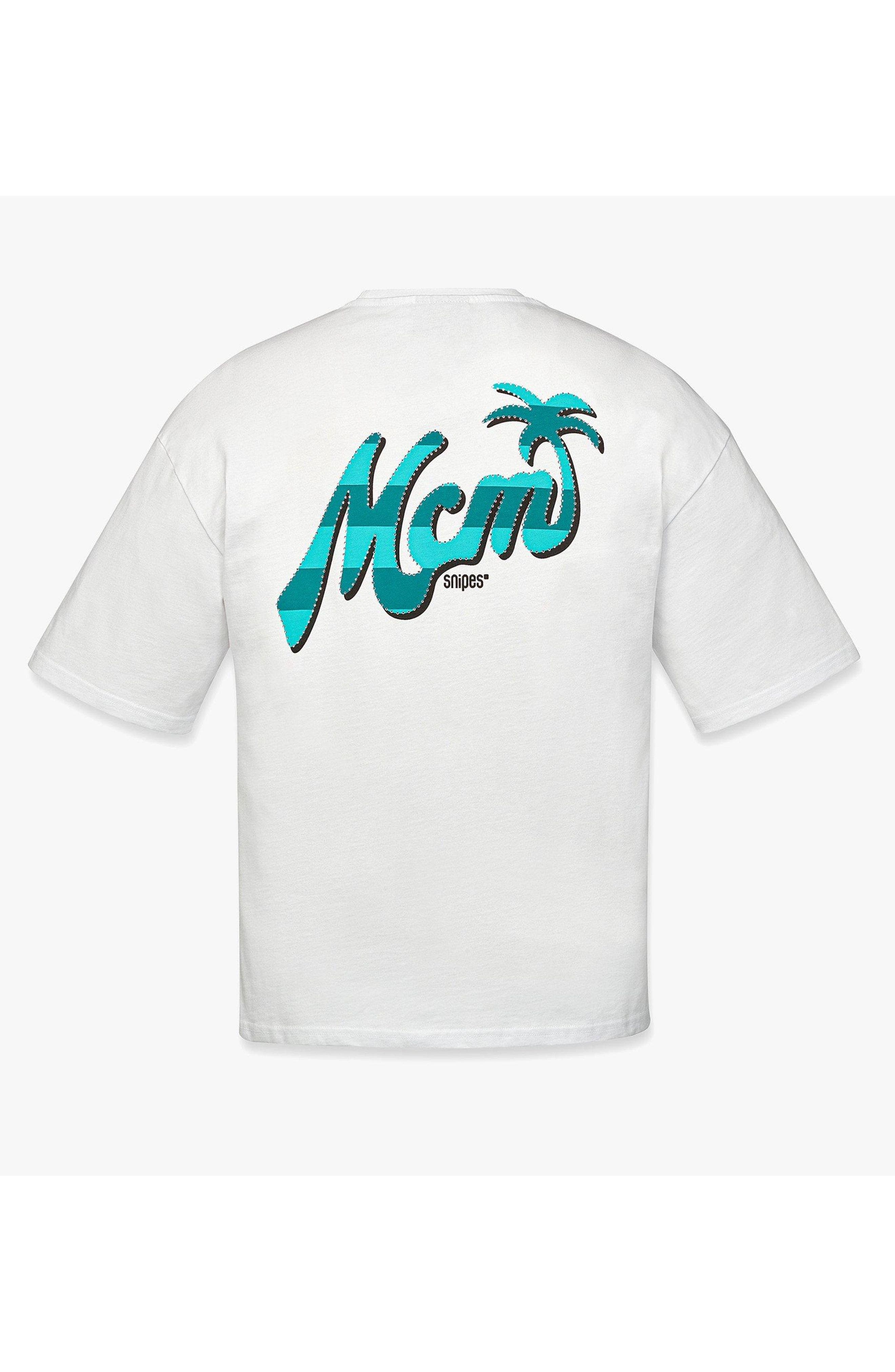 MCM x SNIPES Rhinestone Logo T-Shirt in White at Nordstrom - 2