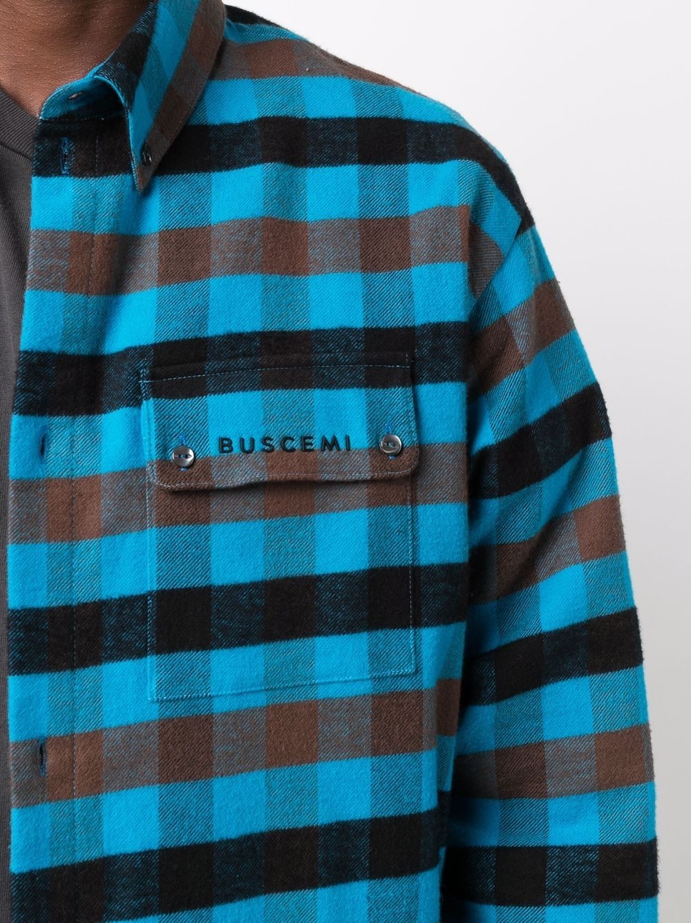 checked long-sleeve shirt - 5