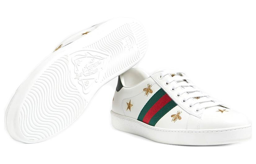Gucci Ace Embroidered 'Bees and Stars' 386750-A38F0-9073 - 6