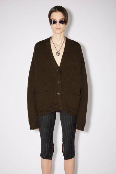 Acne Studios Cardigan sweater - Umber brown outlook