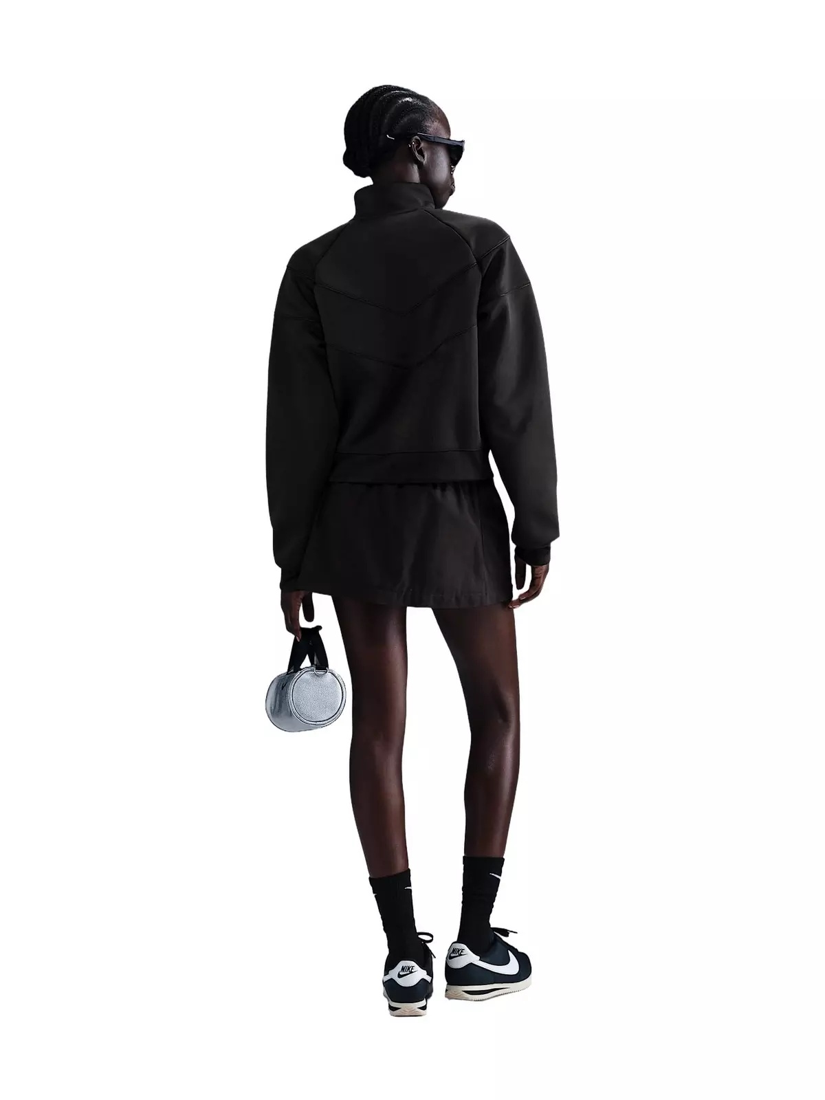 Women's Sportswear Windrunner Knit Jacket - Black - 5