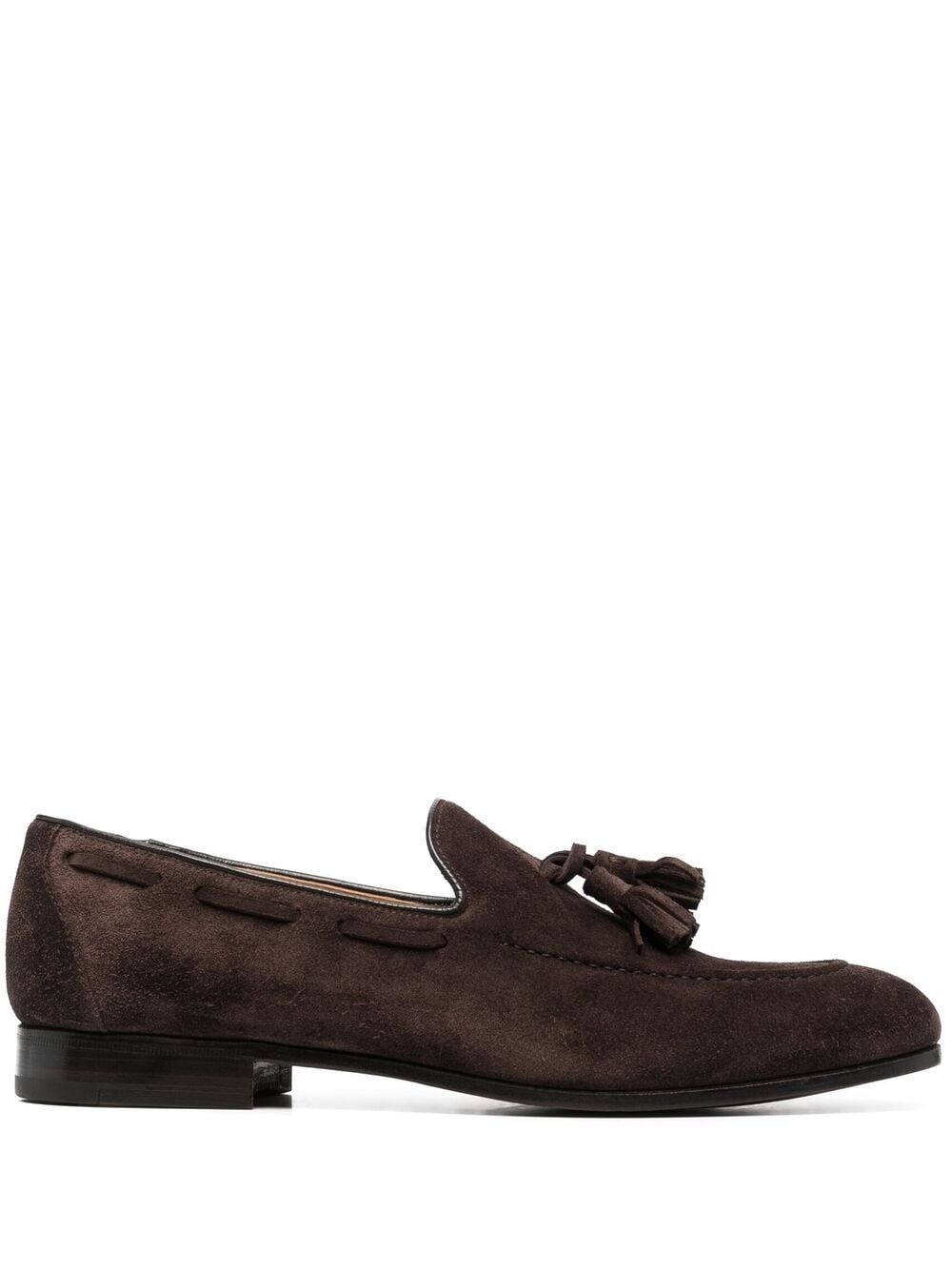 tassel-detail round-toe loafers - 1